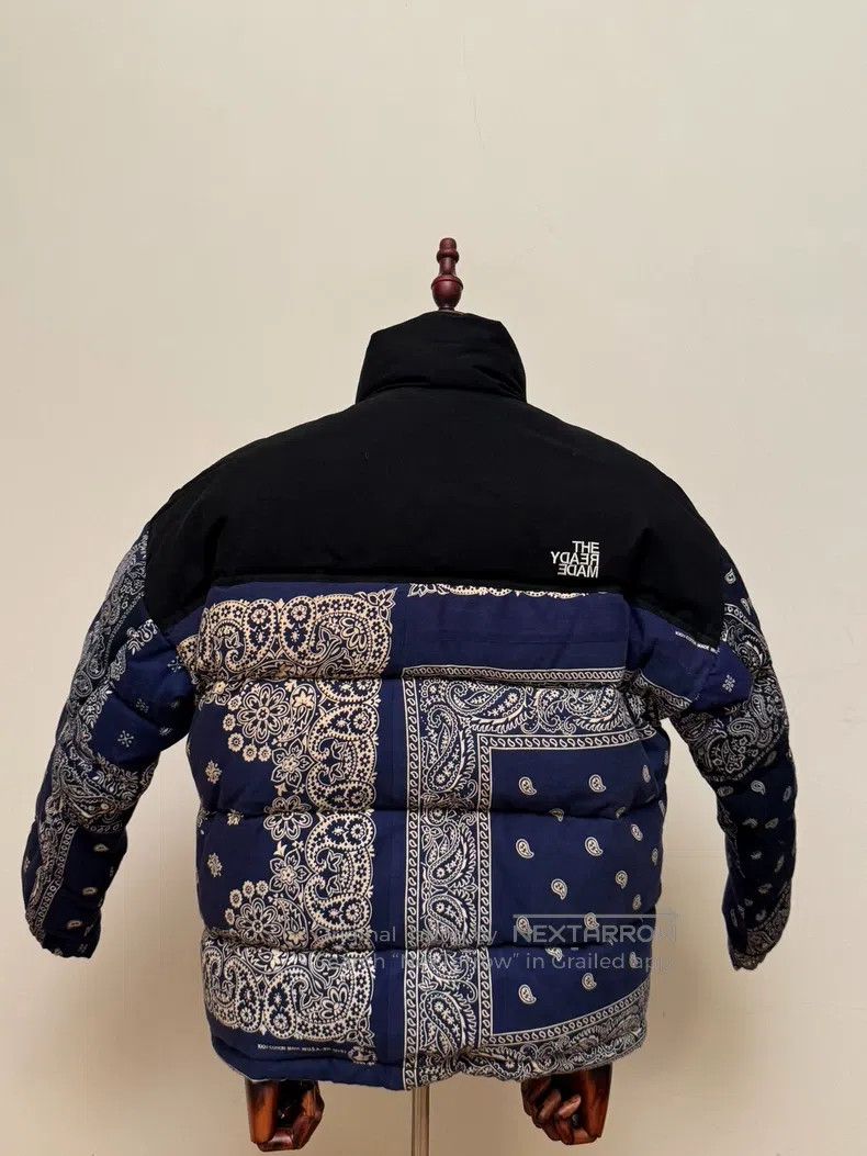 READYMADE Ready Made Pineapple Flower Down Jacket, Made in Japan, Bl Size US M / EU 48-50 / 2 - 3 Thumbnail