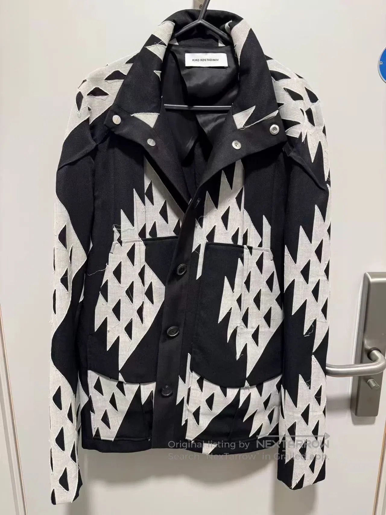 Kiko Kostadinov BNWT KIKO KOSTADINOV Black Sorelle Jacket Size 50