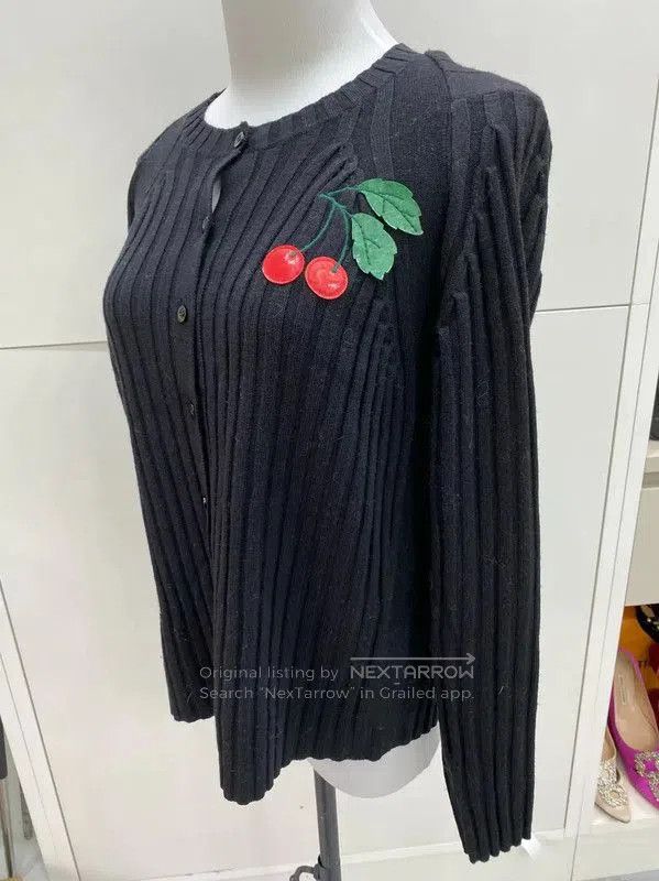 Valentino Valentino Black Cotton Blend Pullover Sweater . Size M / US 6-8 / IT 42-44 - 3 Thumbnail