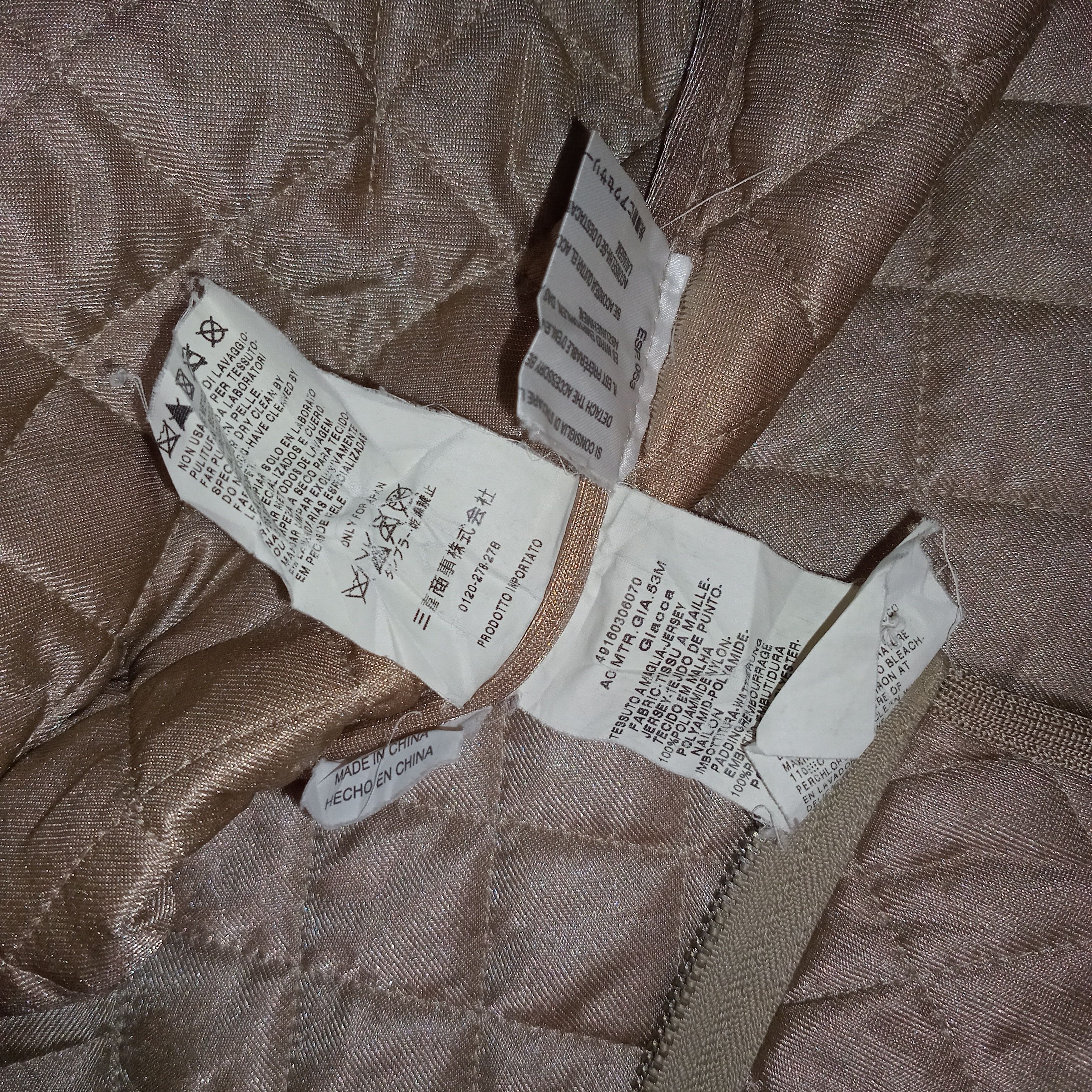 Marella MARELLA QUILTED JACKET GOLD Size L / US 10 / IT 46 - 4 Thumbnail