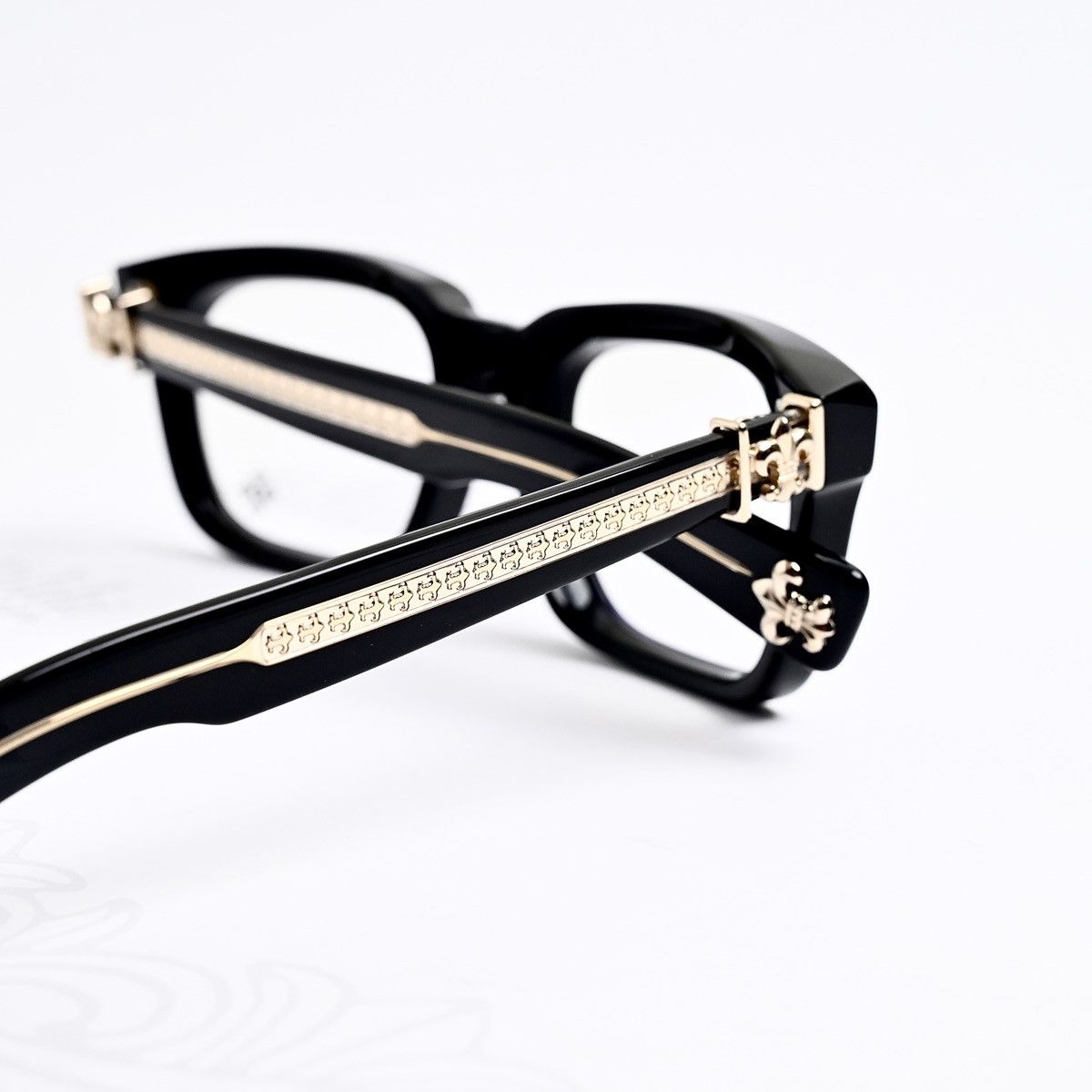 Chrome Hearts CHROME HEARTS SEE YOU IN TEA BLACK 18K GOLD PLATED GLASSES Size ONE SIZE - 11 Thumbnail