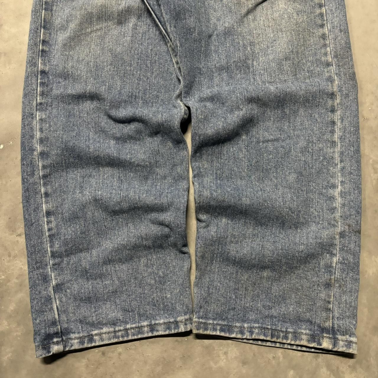 Japanese Brand × Vintage Crazy Vintage Y2K/2000s Baggy Medium wash Skater Denim Jeans! Size US 40 / EU 56 - 6 Thumbnail