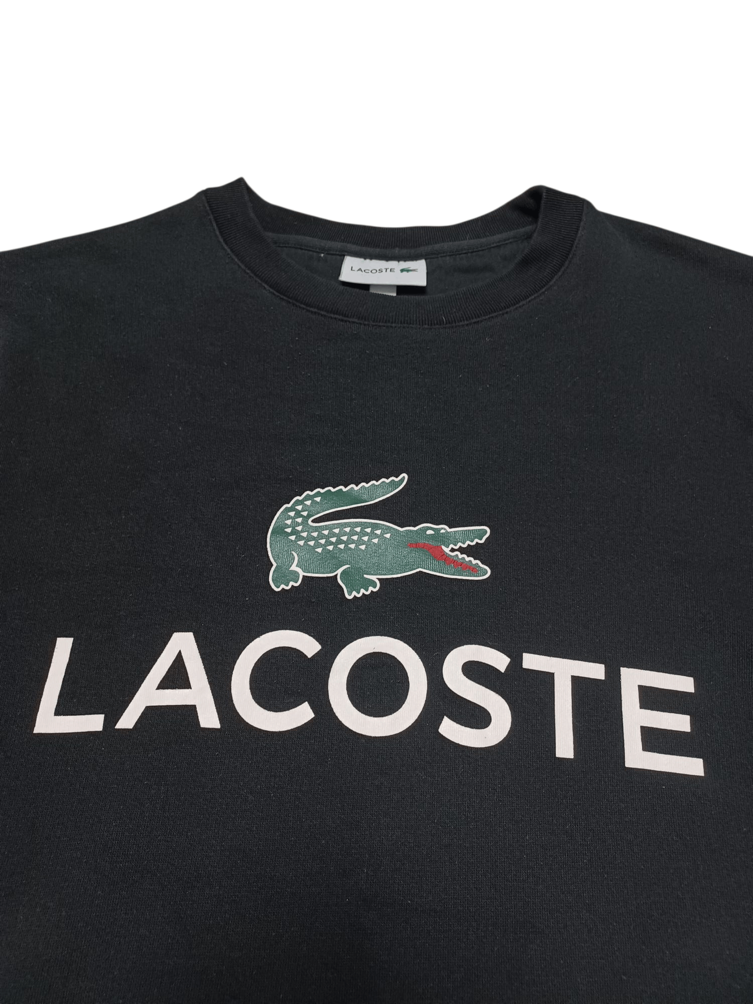 Lacoste LACOSTE BIGLOGO CROCODILE LOGO LUXURY SWEATSHIRT Size US M / EU 48-50 / 2 - 2 Thumbnail