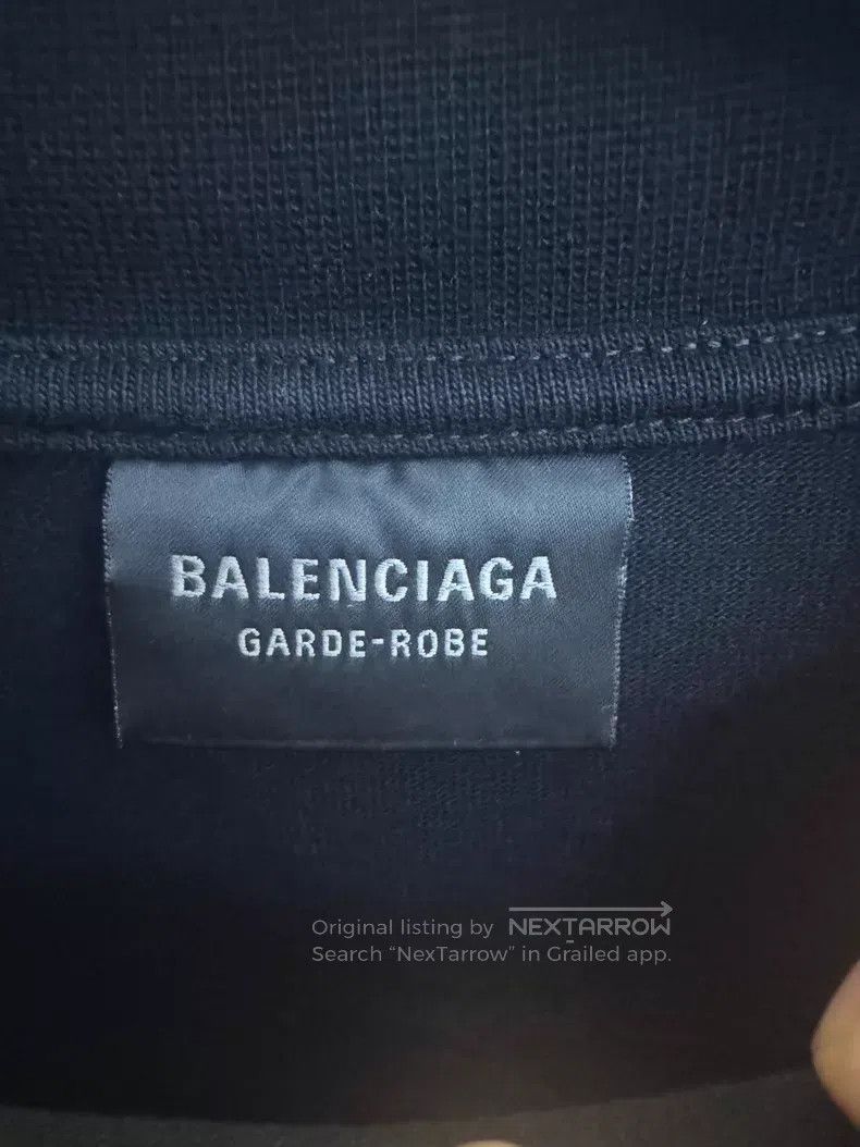 Balenciaga Balenciaga Solid Black Round Neck Short Sleeve T-Shirt Size US XS / EU 42 / 0 - 2 Thumbnail