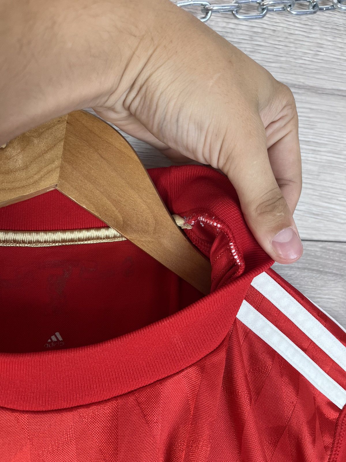 Adidas Vintage men soccer shirts Adidas FC Liverpool size L #7 SYM Size US L / EU 52-54 / 3 - 9 Thumbnail