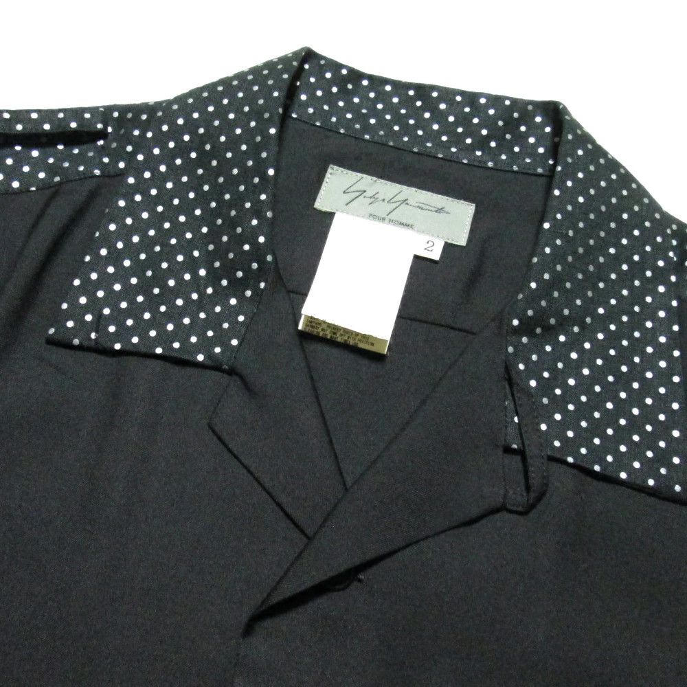 Yohji Yamamoto Yohji Yamamoto POUER HOMME archive cleric wide silk shirt Size US M / EU 48-50 / 2 - 5 Thumbnail