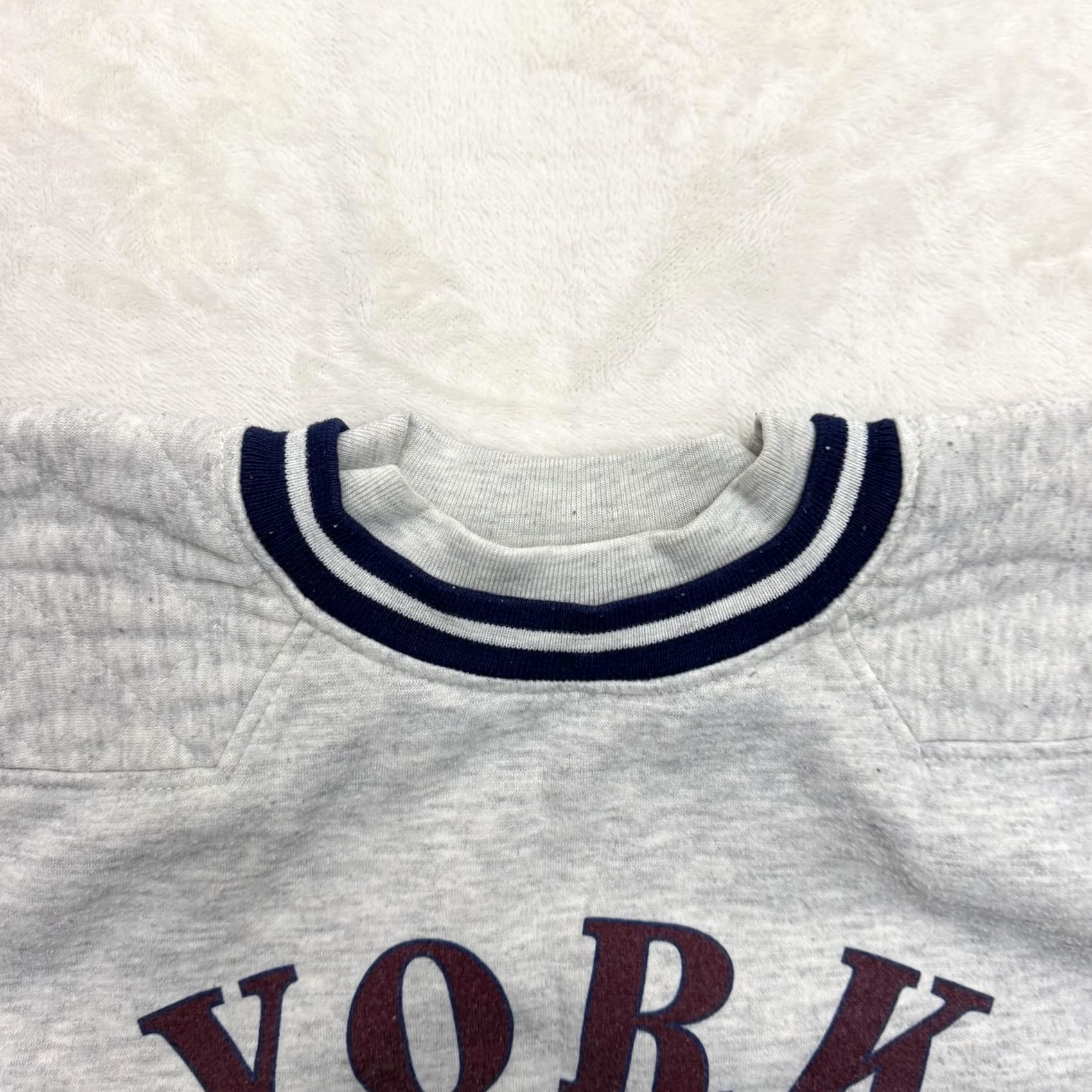 Vintage VINTAGE Gear For Sports York College Sweatshirt Mens Large Gray Crewneck Fleece Size US L / EU 52-54 / 3 - 3 Thumbnail