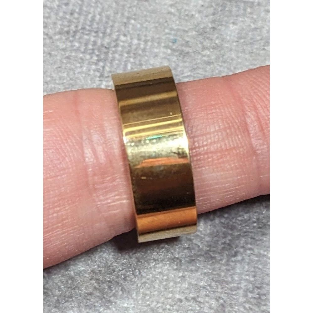 Other Whimsical Fairycore Steel Time Floral Ring Gold Plated Stain Size ONE SIZE - 12 Thumbnail