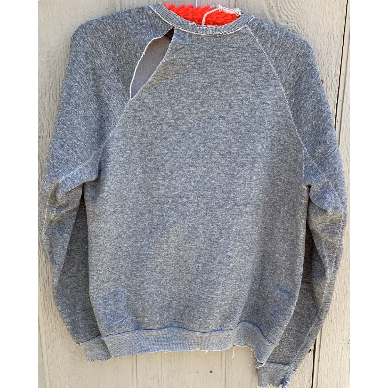 Vintage Vintage Florida Sweatshirt Surfer Girl Surfboard Graphic Raglan Long Sleeve Gray L Mens Shirts Pullover 70s 1970s Surfer Gift Size US L / EU 52-54 / 3 - 5 Thumbnail