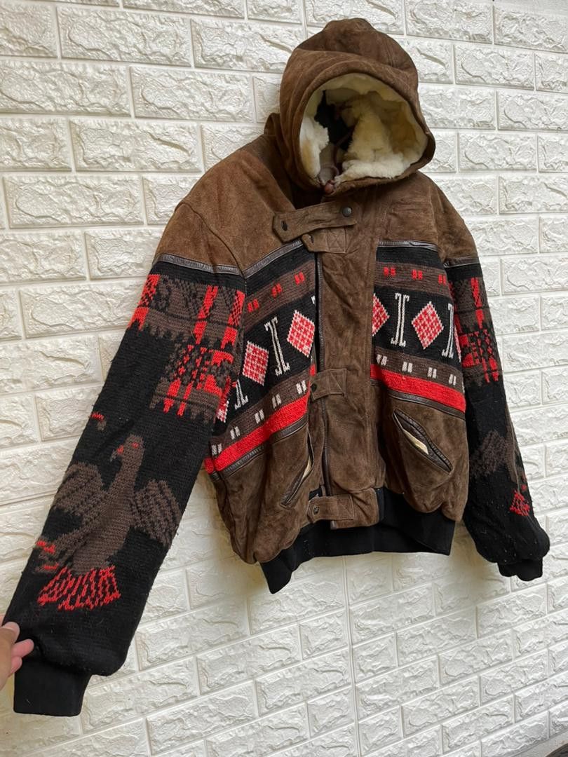 Japanese Brand × Vintage Vintage Allix Japanese Designer Fashion Style Leather Jacket Size US XL / EU 56 / 4 - 4 Thumbnail