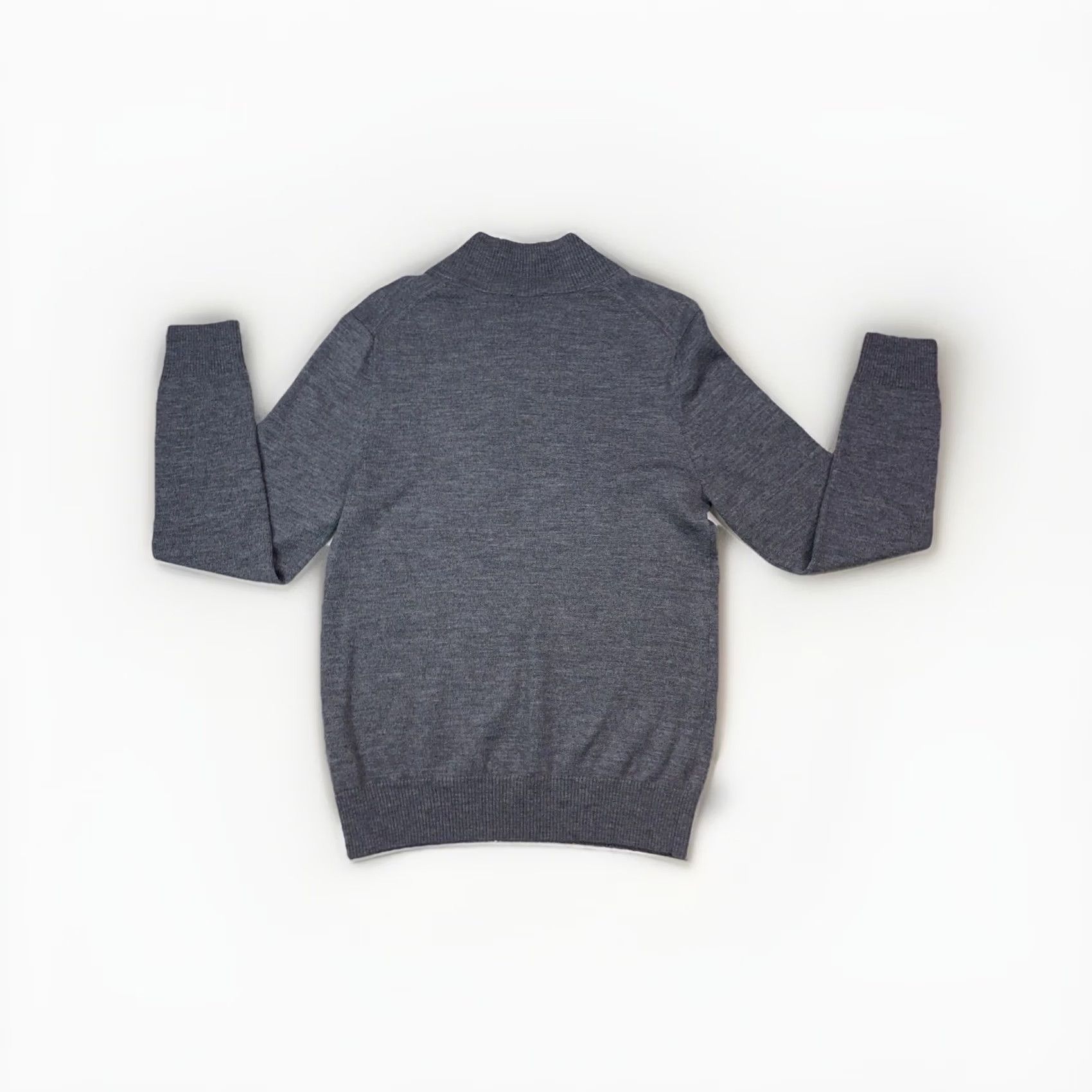 Express Express Merino Wool High Neck Gray Knit Sweater Men’s M Size US M / EU 48-50 / 2 - 3 Thumbnail