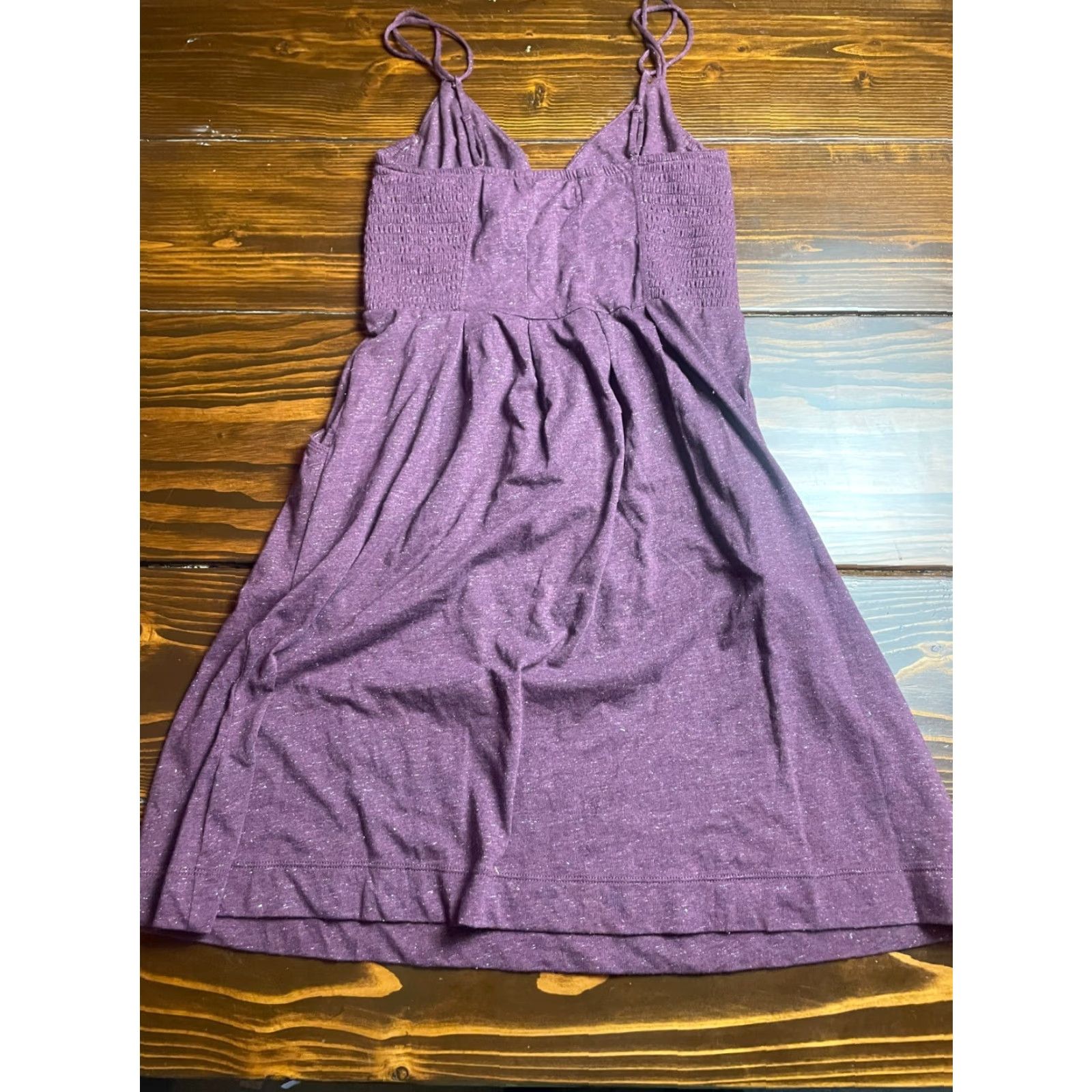 American Eagle Outfitters American Eagle Outfitters Dress Womens Sz M Purple A-Line Metallic Silver Size M / US 6-8 / IT 42-44 - 3 Thumbnail