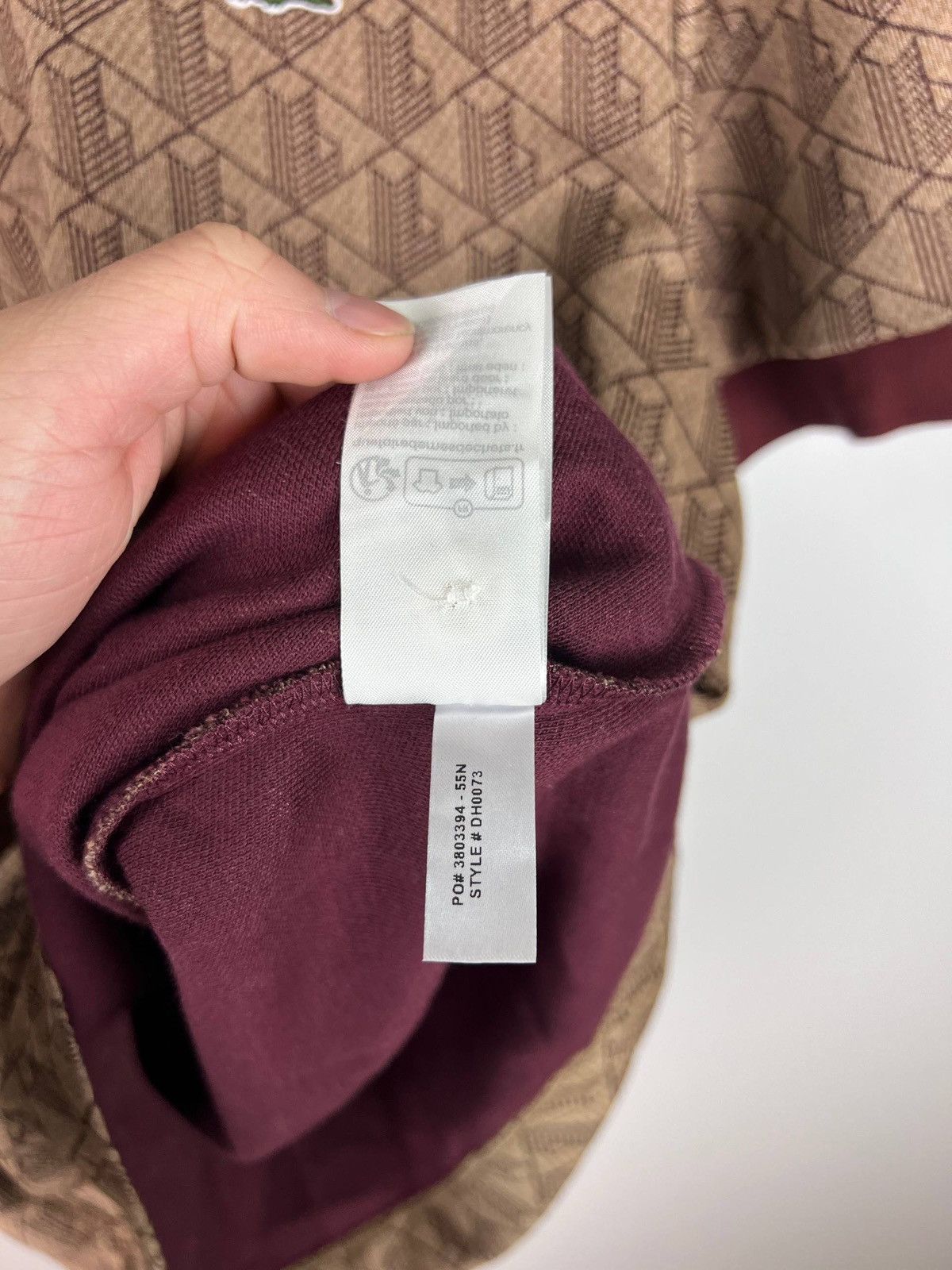 Lacoste Lacoste monogram polo t-shirts size M Size US M / EU 48-50 / 2 - 6 Thumbnail
