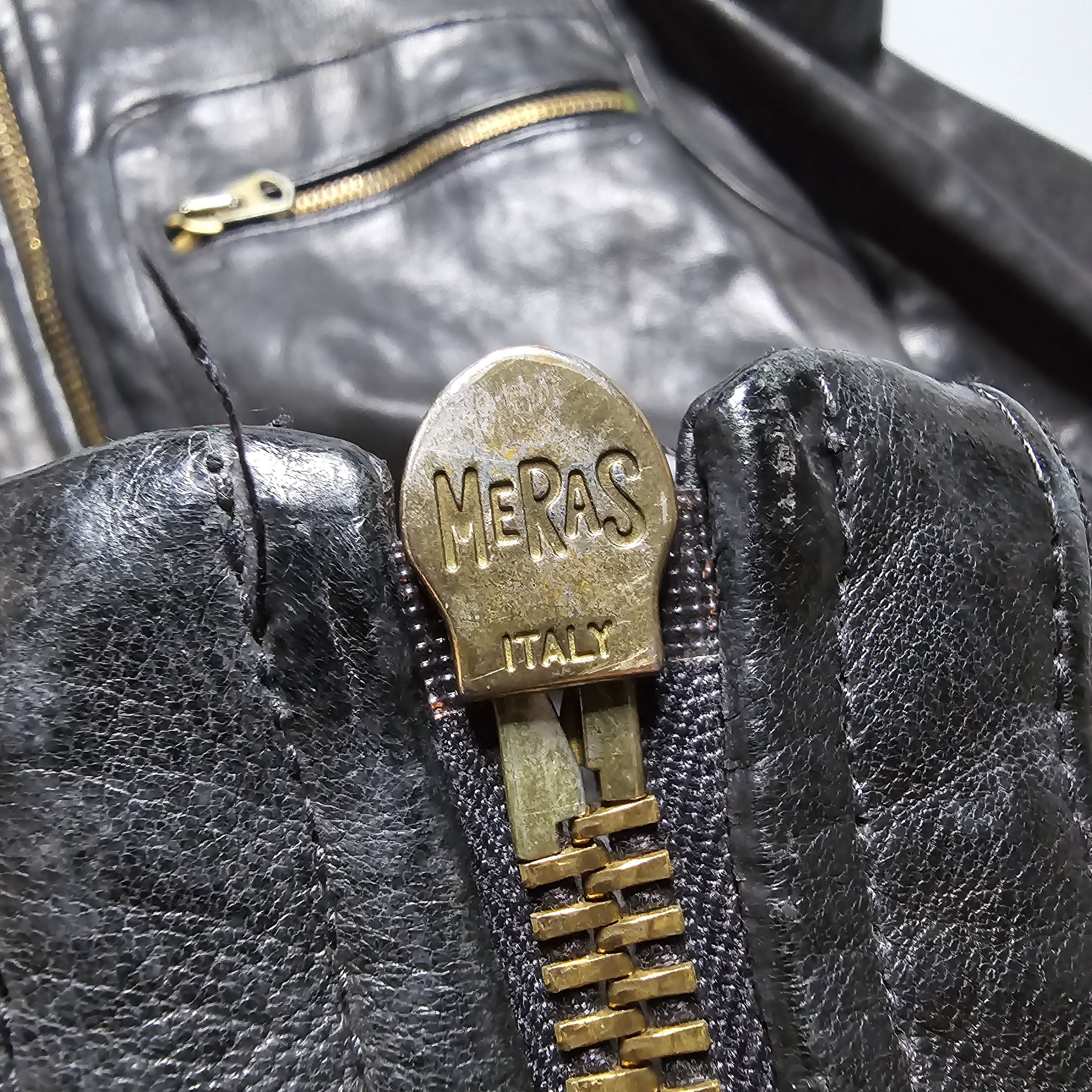 Golden Goose Golden Goose - Archive Cafe Racer Leather Jacket Size US S / EU 44-46 / 1 - 7 Thumbnail