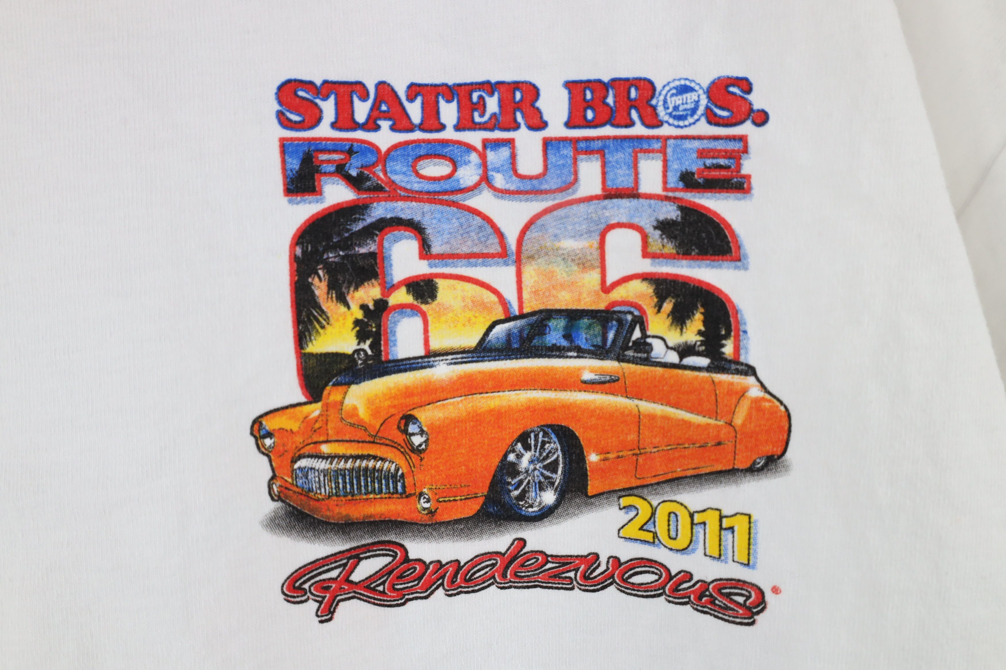 Vintage Vintage Y2K 66 Stater Bros Rendezvous 2011 Car T-Shirt White Size US XL / EU 56 / 4 - 4 Thumbnail