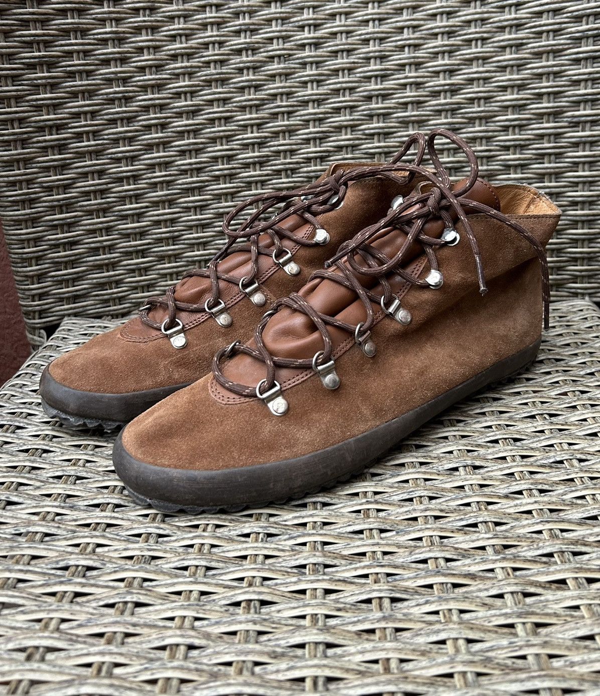 YMC YMC You Must Create Brown Suede Mountain Sneakers Mid Sz 43 Size US 10 / EU 43 - 1 Thumbnail