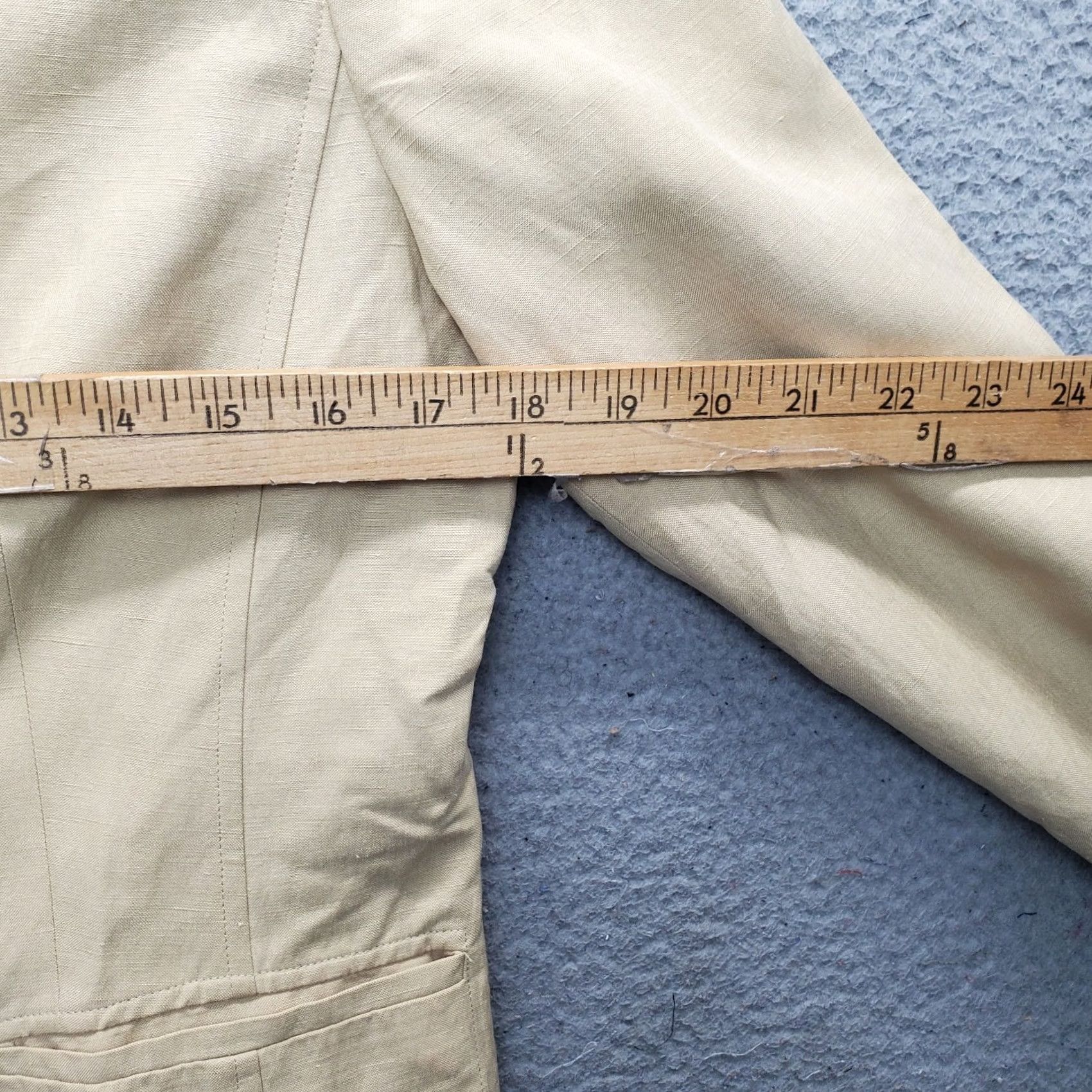 Talbots Talbots Blazer Jacket Womens 8P Brown Lined Single Breasted Business Silk Linen Size M / US 6-8 / IT 42-44 - 3 Thumbnail
