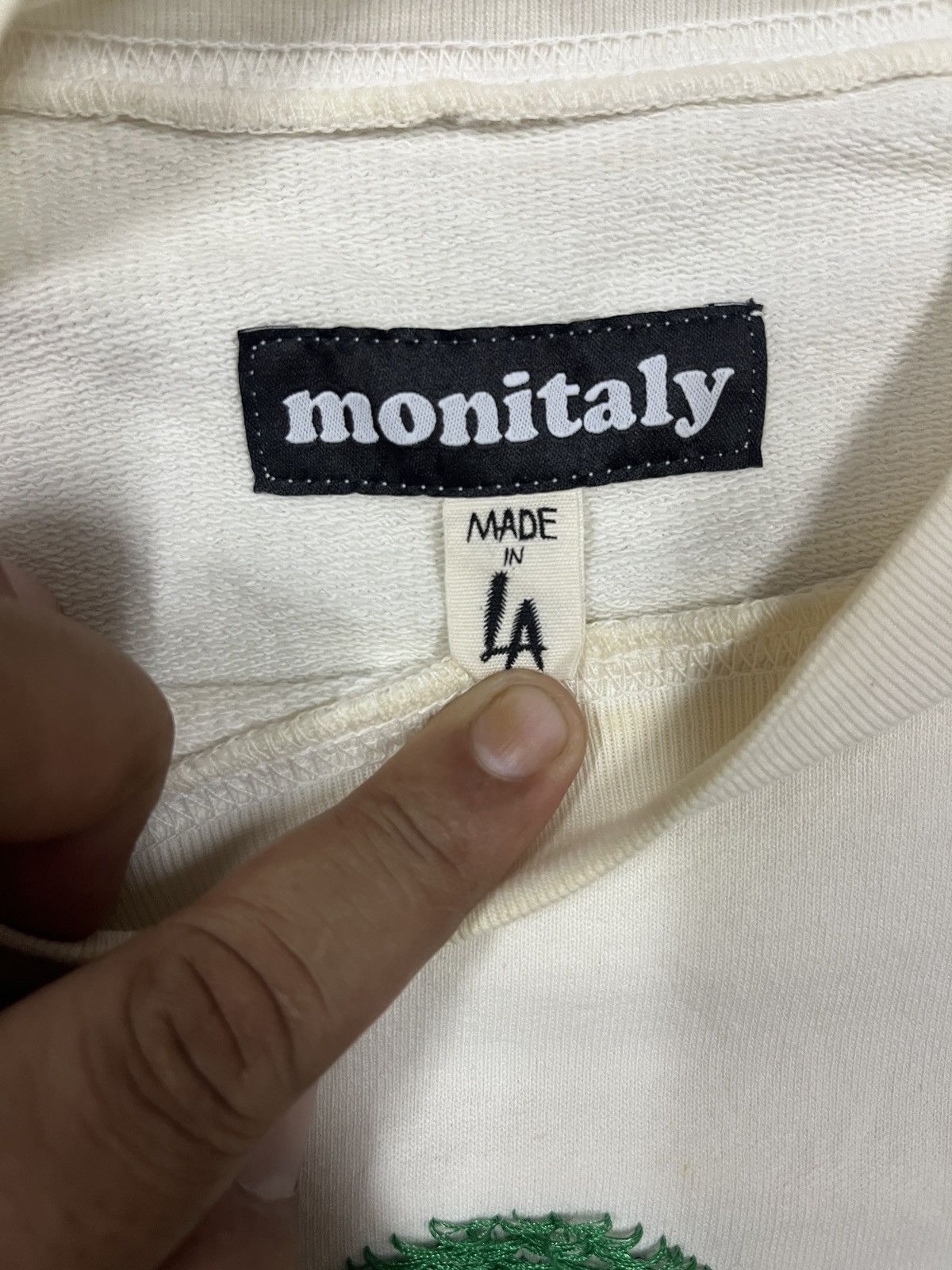 Monitaly Monitaly crewneck sweatshirt green 3D Size US L / EU 52-54 / 3 - 9 Thumbnail