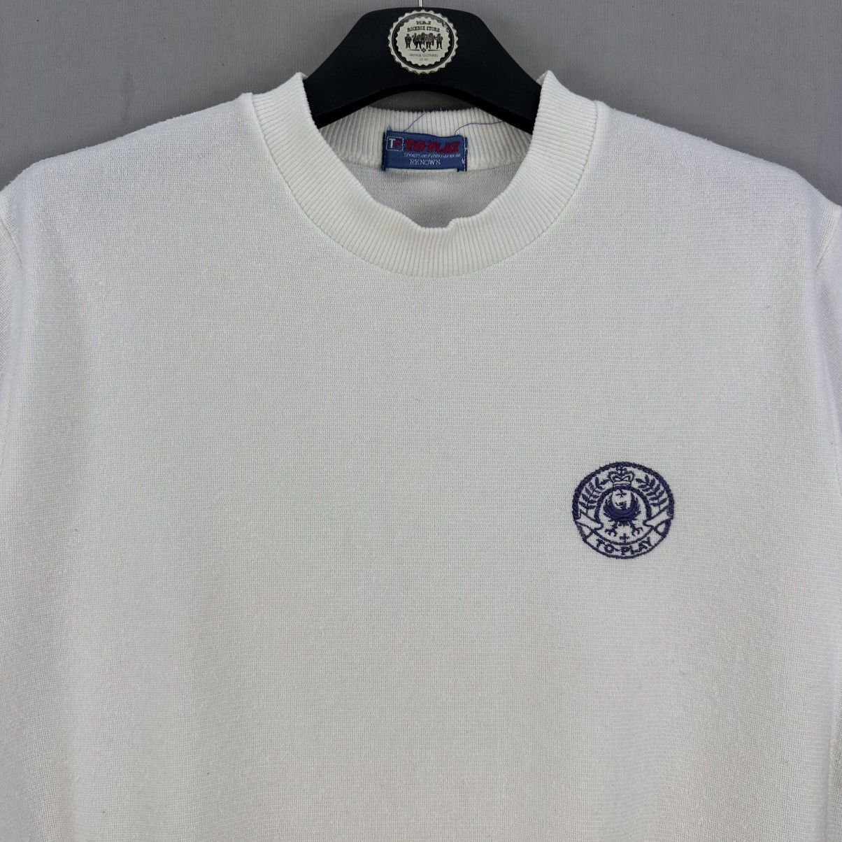 RENOWN Vintage 80's To-Play Renown Japan Embroidered Logo T-Shirt Size US M / EU 48-50 / 2 - 7 Thumbnail