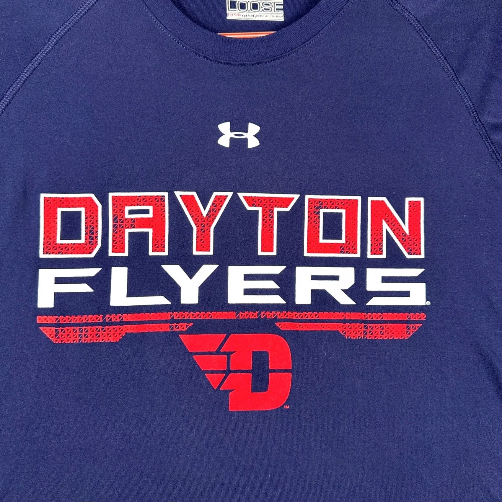 Under Armour Under Armour Dayton Flyers Heat Gear Mens XL Loose Fit T Shirt Crewneck Blue Size US XL / EU 56 / 4 - 6 Thumbnail
