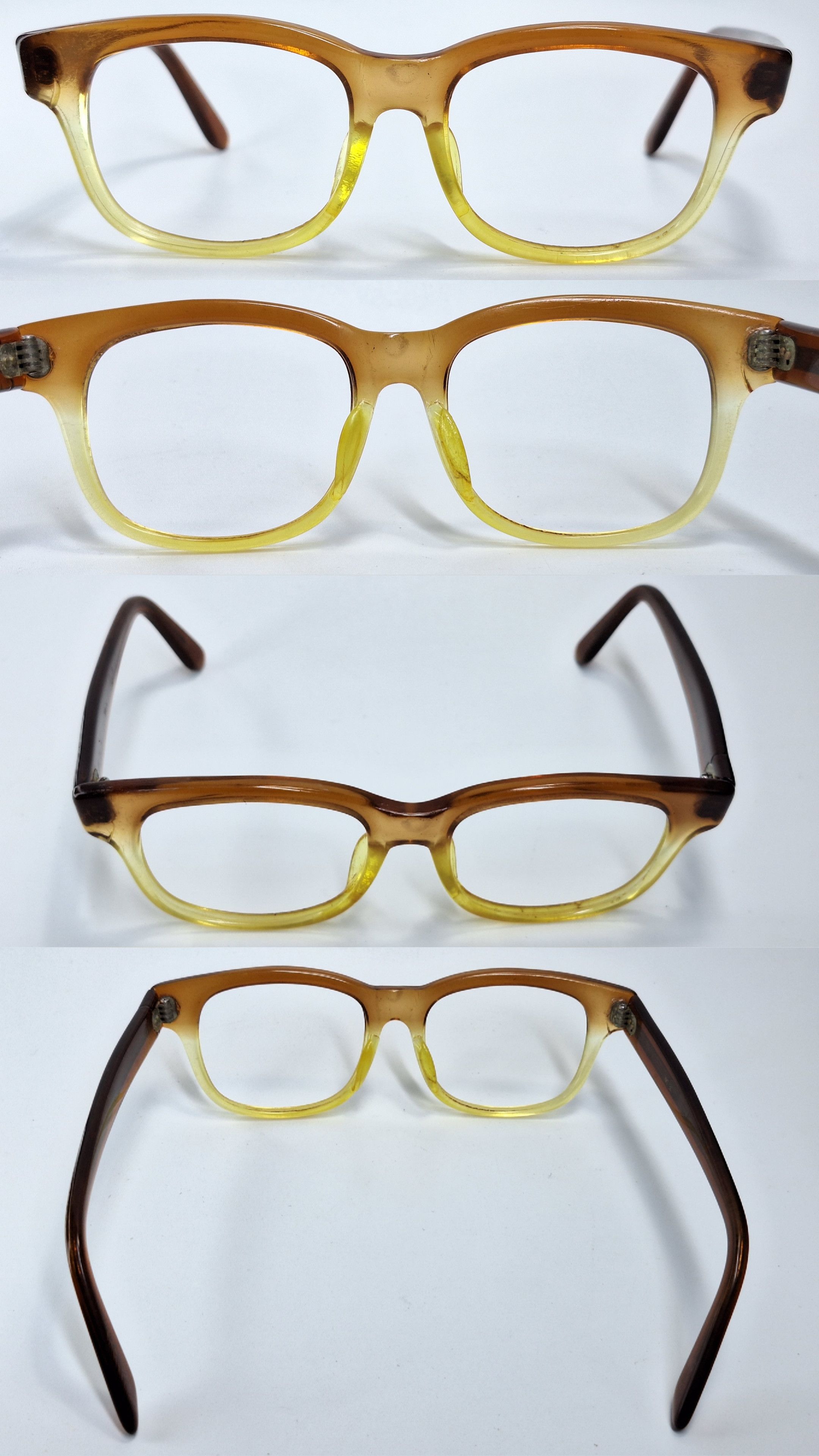 Other 80s Japan Vintage No.20 52-20 Classic Eyeglass Frame Size ONE SIZE - 6 Thumbnail