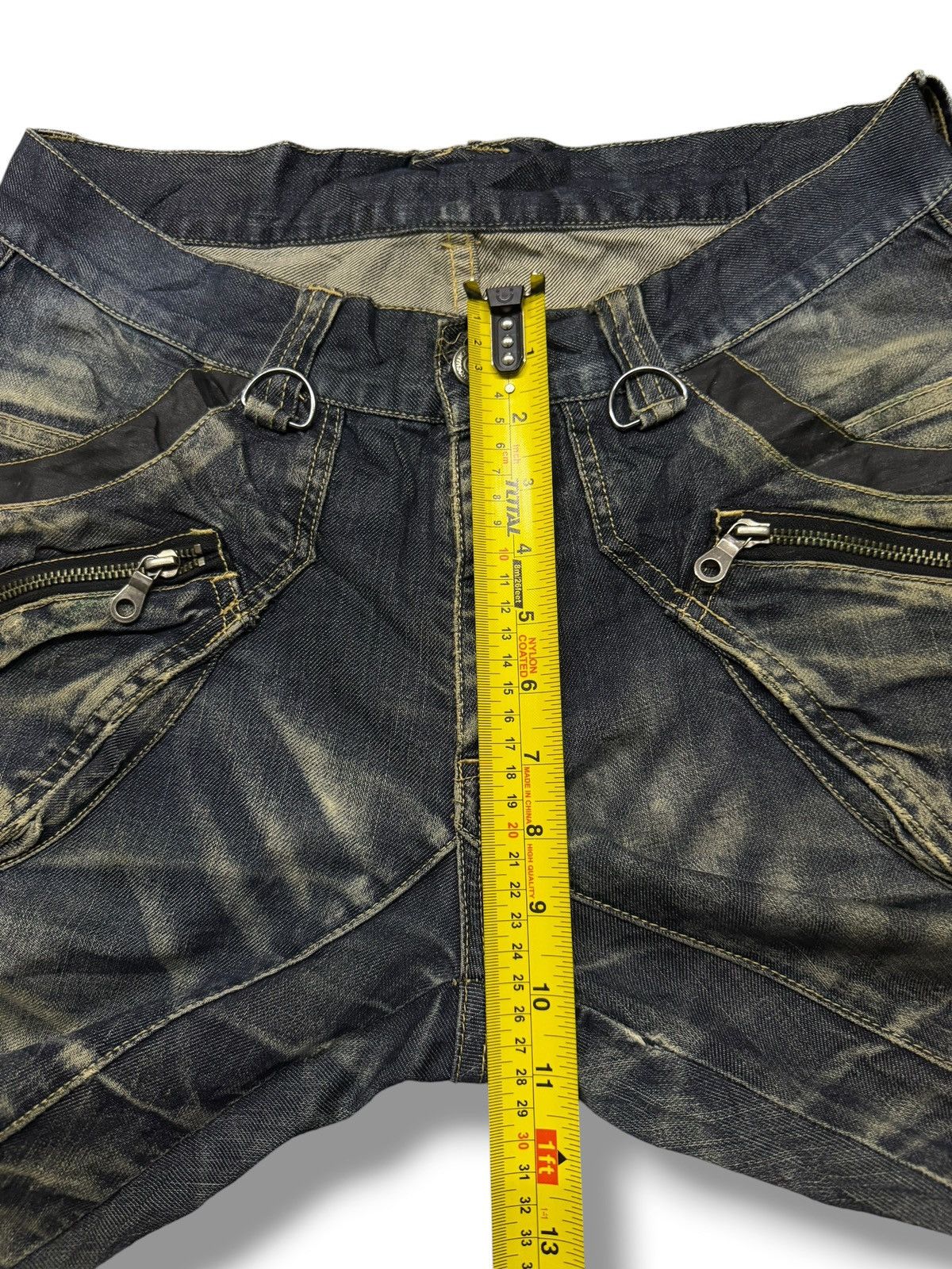 PPFM Vintage PPFM Multi-Zip Distressed Japan Denim Jeans | W30 Size US 30 / EU 46 - 13 Thumbnail