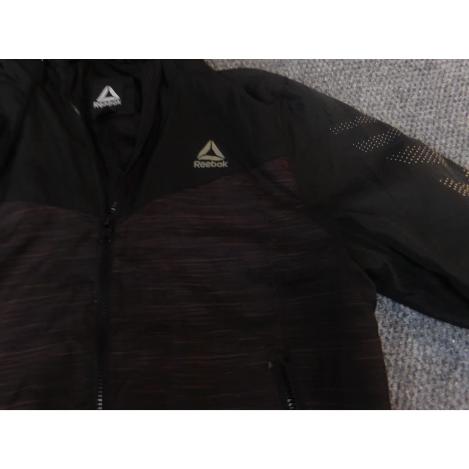 Reebok Reebok Jacket Mens M black full zip windbreaker casual Size US M / EU 48-50 / 2 - 6 Thumbnail