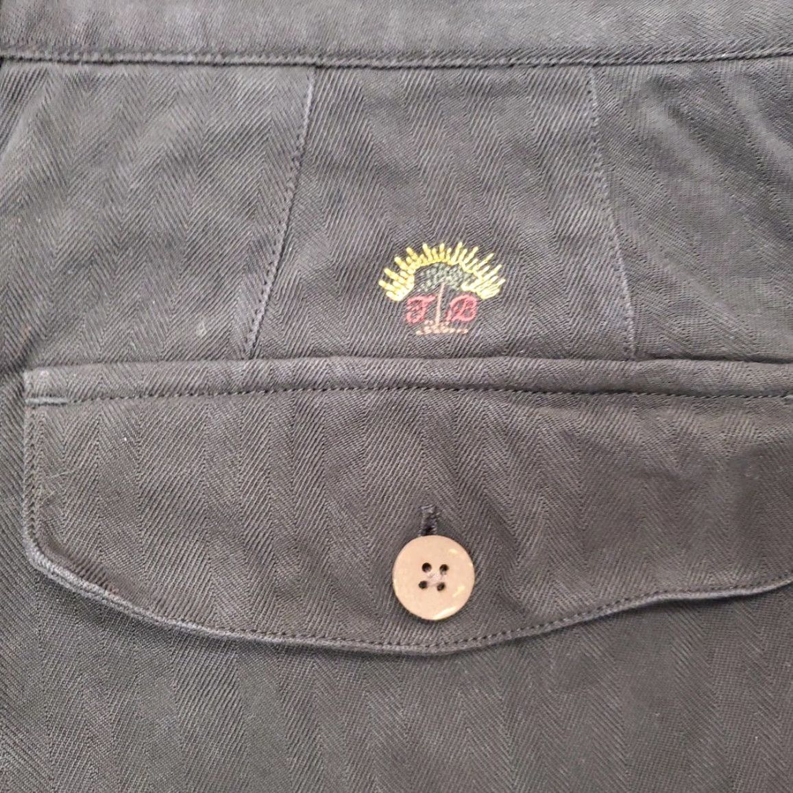 Tommy Bahama Tommy Bahama Shorts Mens 36 Black Pleated 100% Silk Casual Outdoor Chino Golf Size US 36 / EU 52 - 6 Thumbnail