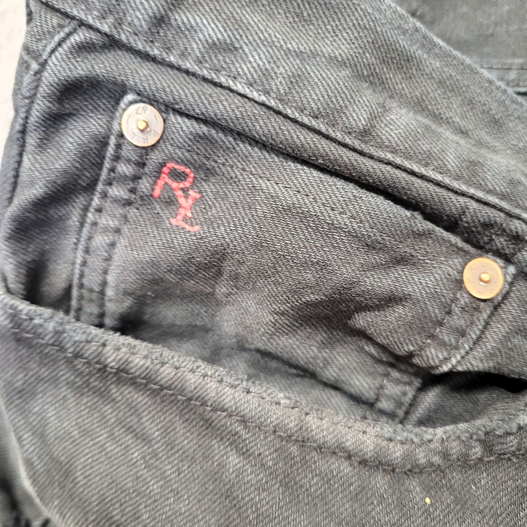 Polo Ralph Lauren Polo Ralph Lauren Jeans Men's Size 38x32 Black Denim Hampton Straight Hudson Size US M / EU 48-50 / 2 - 6 Thumbnail