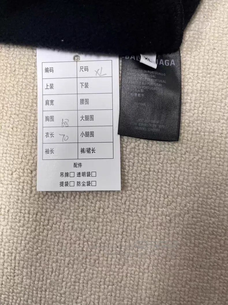 Balenciaga Balenciaga Letter Logo Pattern Hooded Long Sleeve Sweatshi Size XL / US 12-14 / IT 48-50 - 3 Thumbnail