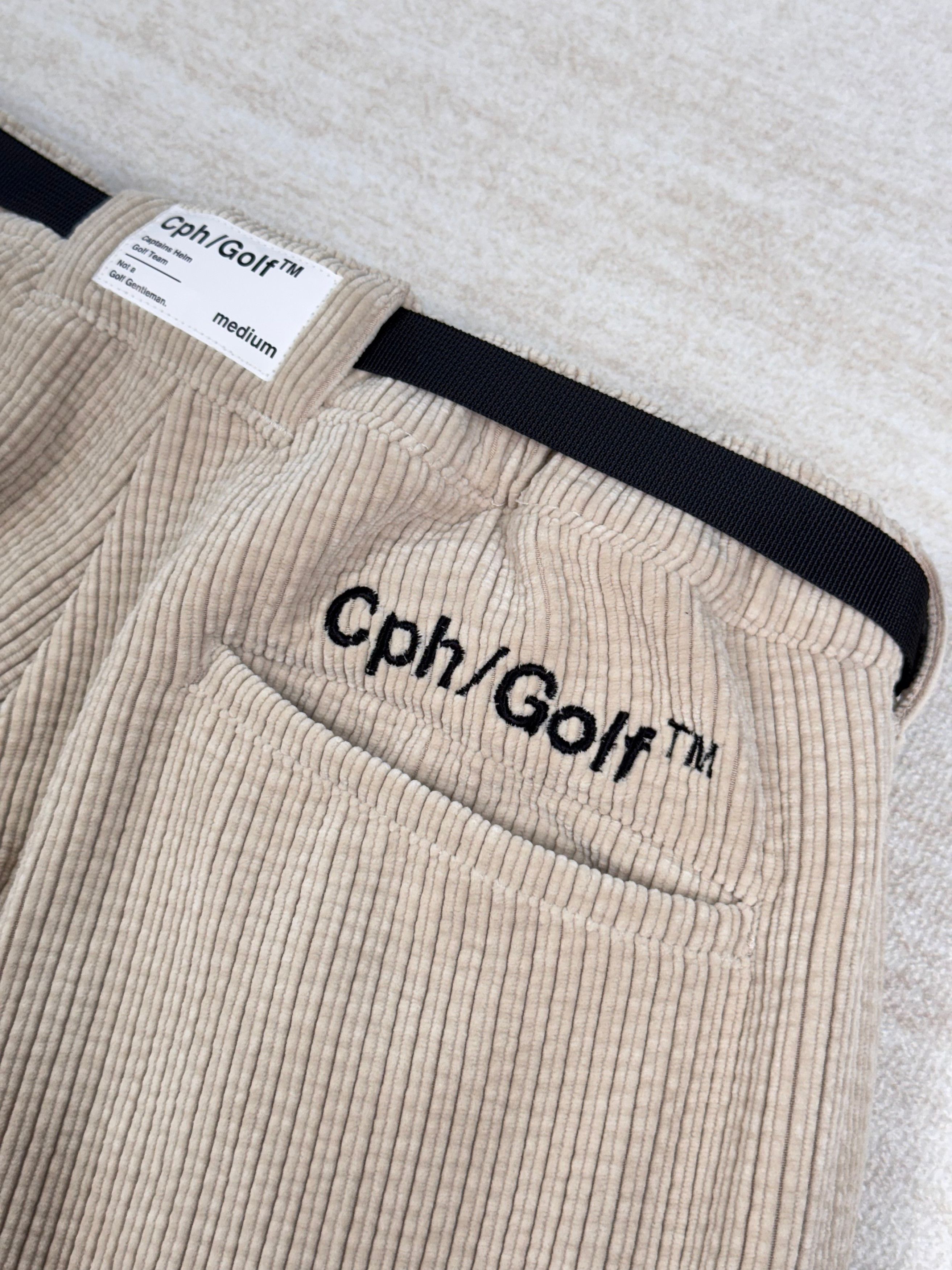 Japanese Brand Sample* ADJUSTABLE CORDUROY PANTS Cph/Golf Size M Size US 32 / EU 48 - 6 Thumbnail
