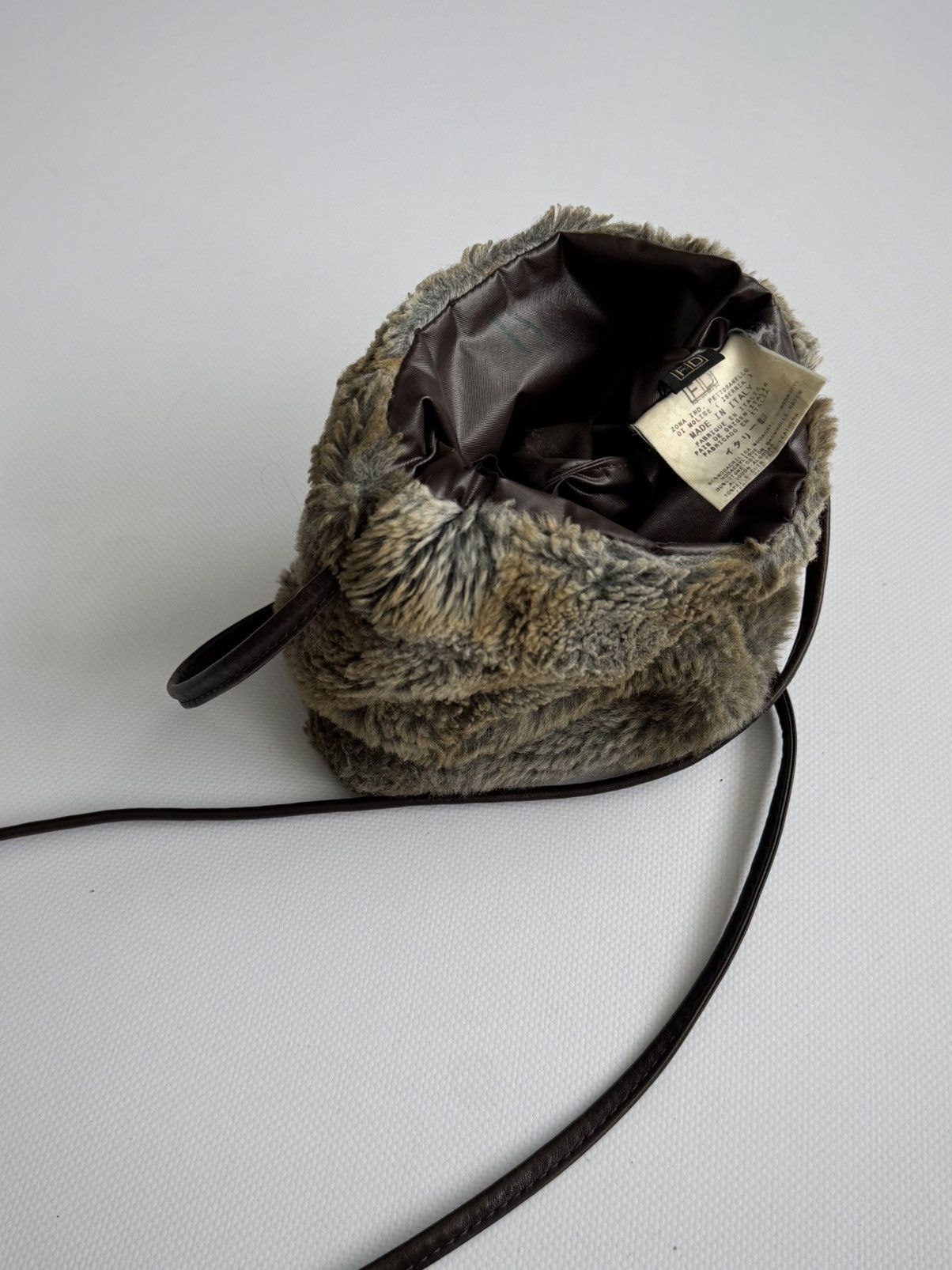 Just Cavalli 2000s Vintage Y2K Just Cavalli Faux Fur Shoulder Bag Size ONE SIZE - 4 Thumbnail