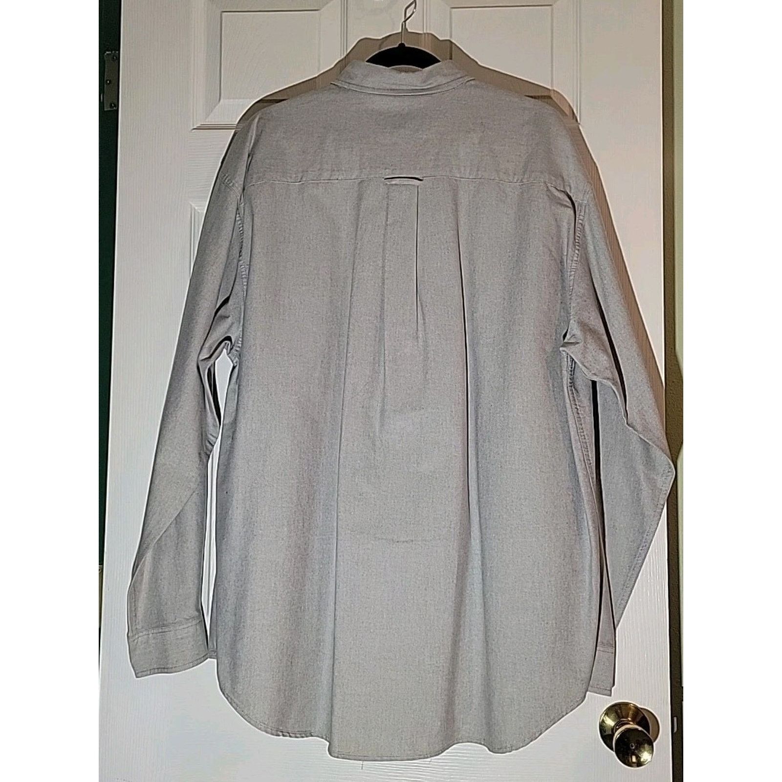 Eddie Bauer Eddie Bauer Elkhorn Twill Shirt Large Button Up Long Sleeve Size US L / EU 52-54 / 3 - 12 Thumbnail