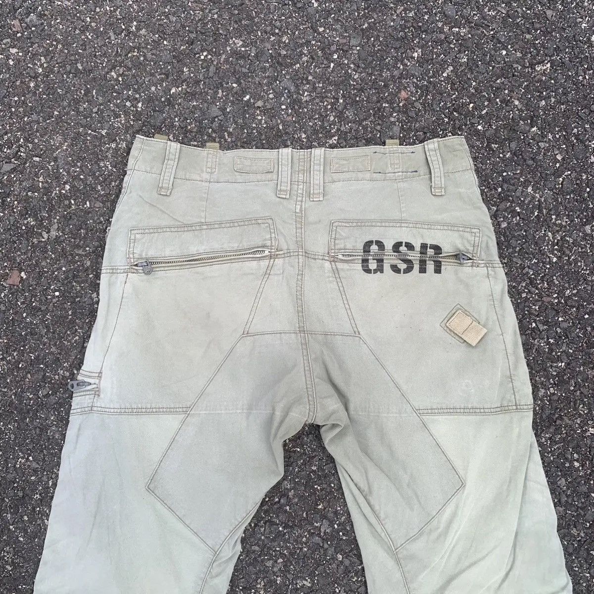 G-Star G-STAR RAW JAPAN UTILITY FADED CURVE BANANA LEGS PANTS Size US 32 / EU 48 - 11 Thumbnail