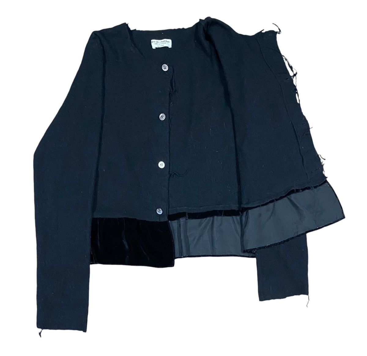 Comme des Garcons COMME Des GARCONS Wool Button Blouse Shirt Size XS / US 0-2 / IT 36-38 - 9 Thumbnail