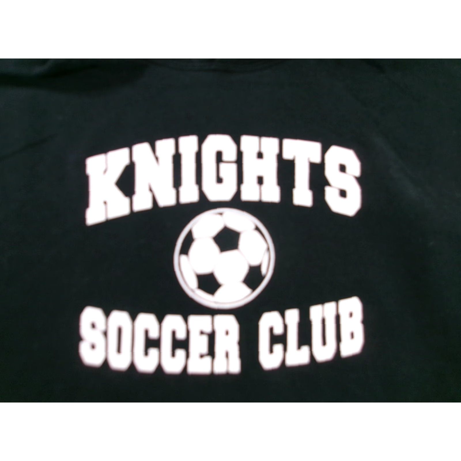 Gildan VINTAGE Gildan Hoodie Men Large Black Soccer Club Pullover 90s Classic Mens Size US L / EU 52-54 / 3 - 2 Thumbnail