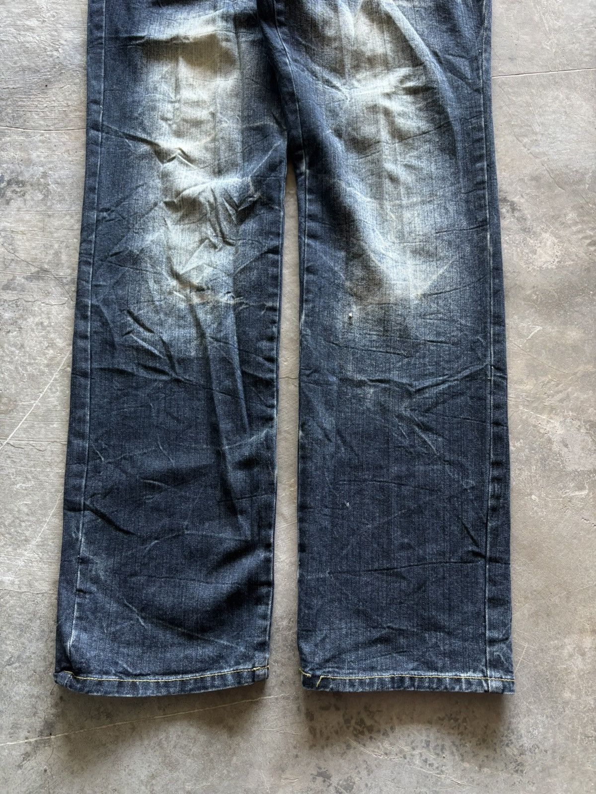 PPFM double waist sorridere faded wash whiskered japanese punk Size US 31 - 10 Thumbnail