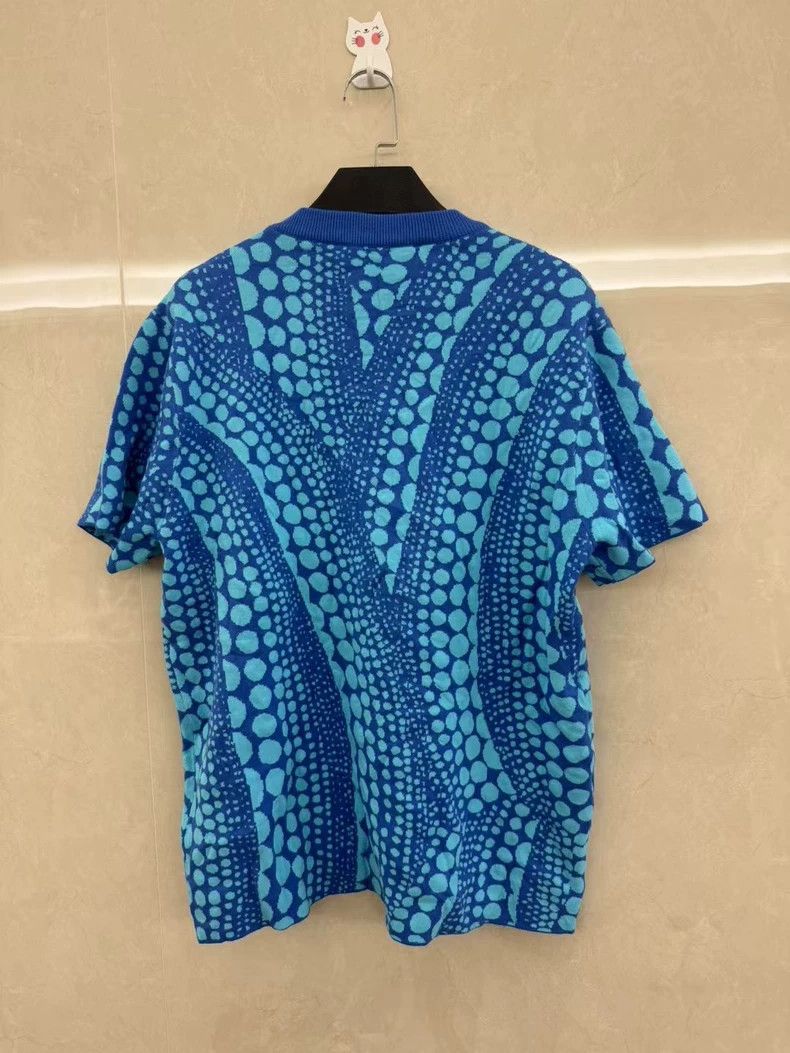 Louis Vuitton Louis Vuitton Polka-dot printed knit short sleeves Size US S / EU 44-46 / 1 - 2 Thumbnail
