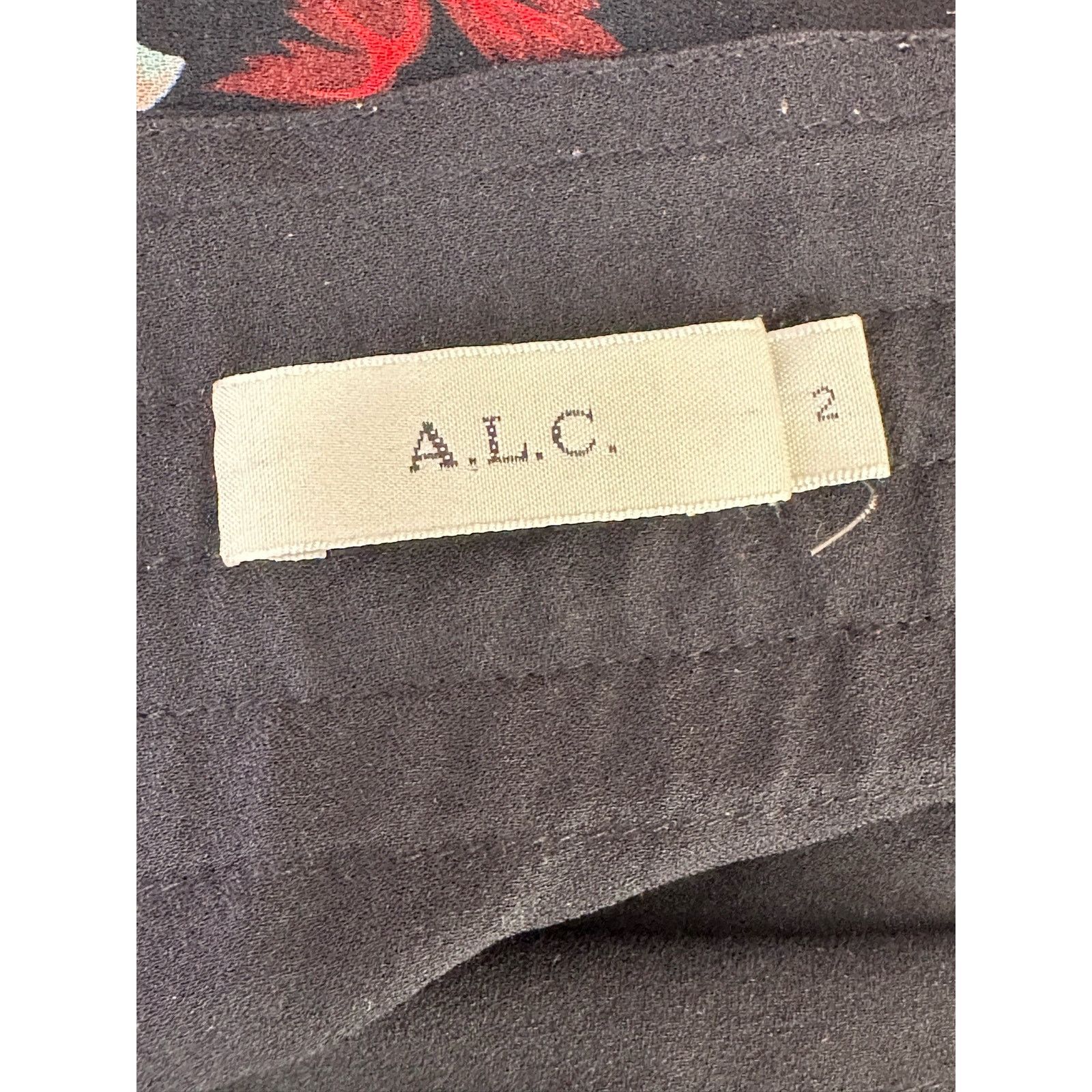 A.L.C. A.L.C blue floral belted handkerchief mini skirt size 2 Size 26" / US 2 / IT 38 - 3 Thumbnail