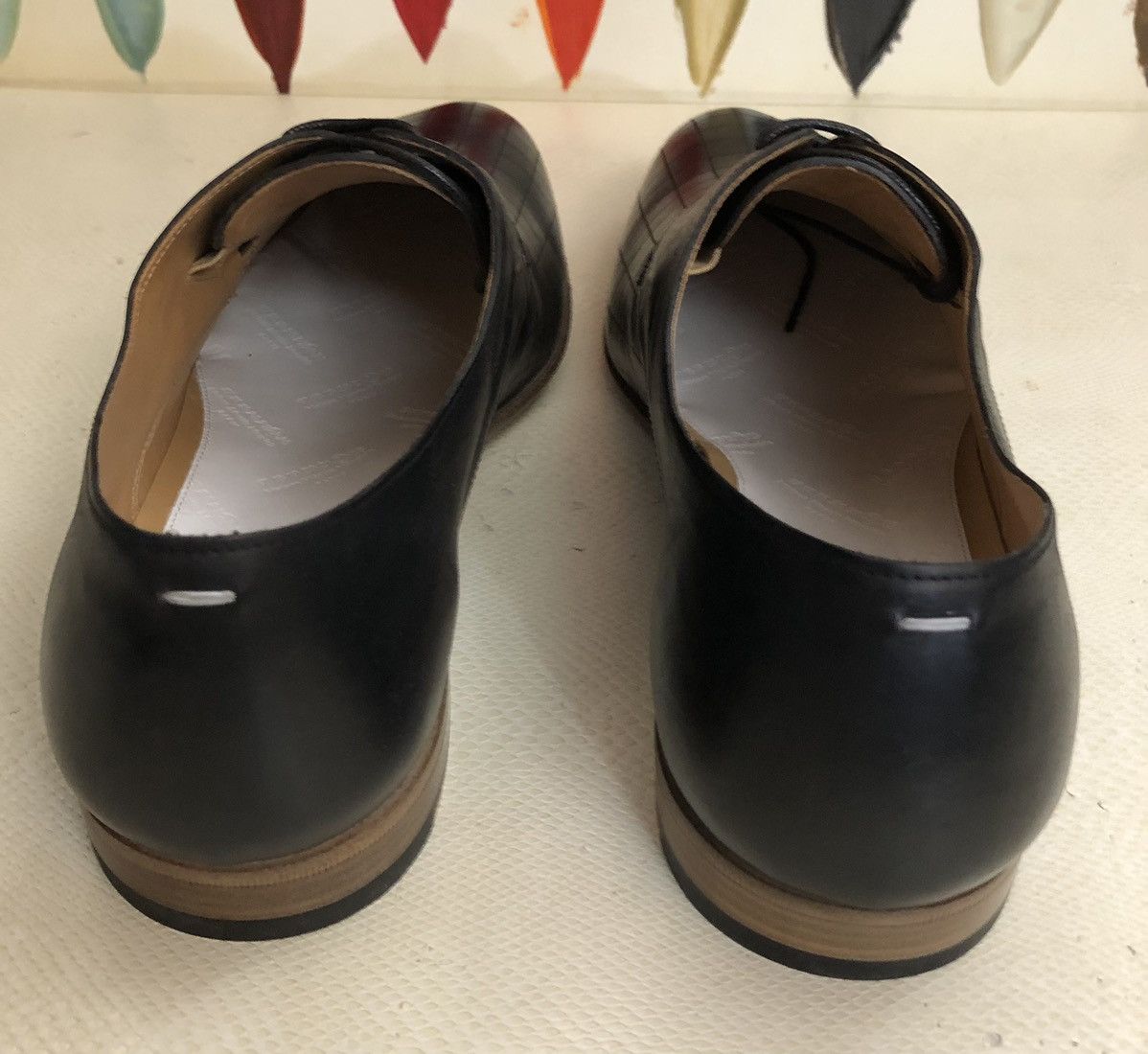 Maison Margiela Maison Margiela 22 🇮🇹 black matrix laser cut derby 44 NEW Size US 11 / EU 44 - 7 Thumbnail