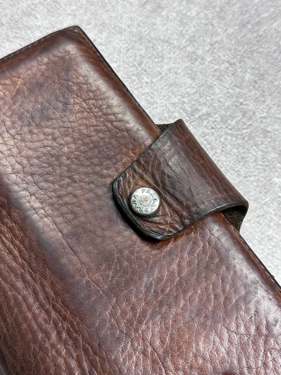 Prada VINTAGE PRADA GENUINE LEATHER ARCHIVAL CLUTCH WALLET RARE Size ONE SIZE - 2 Thumbnail