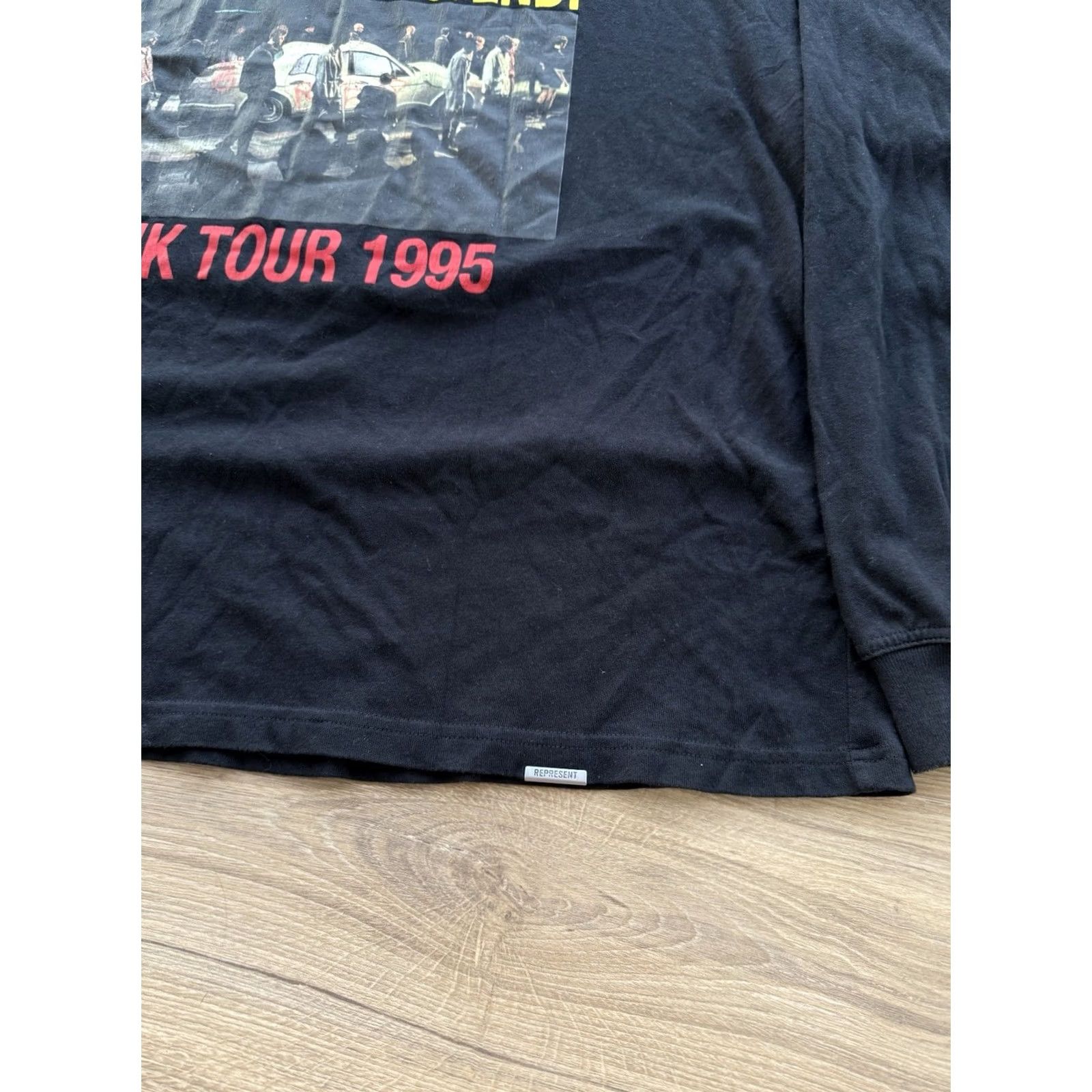 Vintage VINTAGE REPRESENT THE SPIRITS END TOUR Manchester Long Sleeve Rock Black XL Shirt Mens Size US XL / EU 56 / 4 - 6 Thumbnail