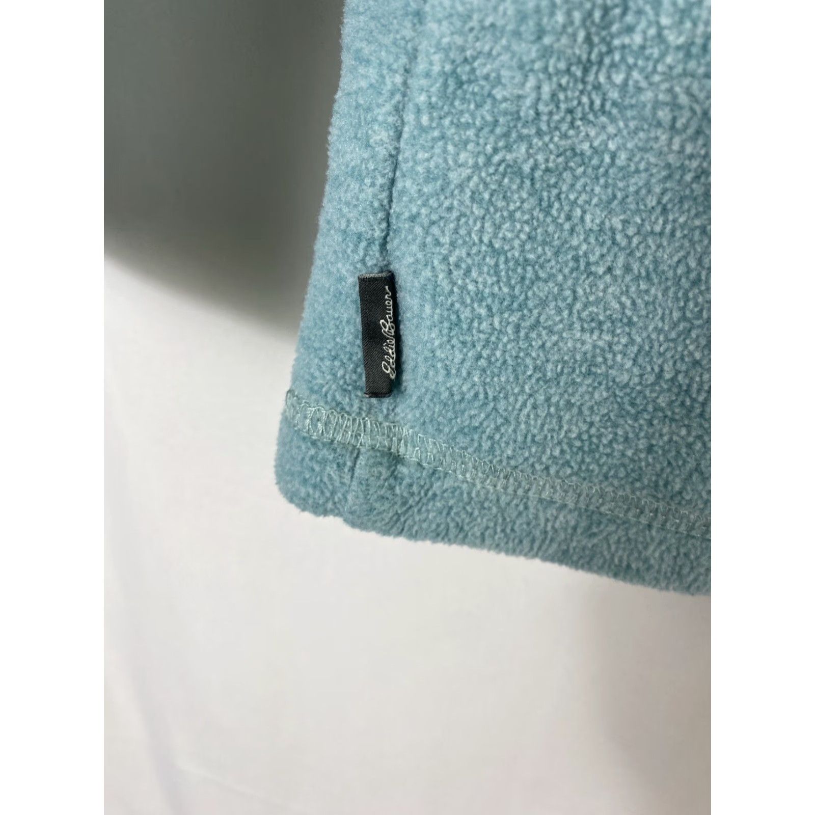 Eddie Bauer VINTAGE Eddie Bauer Quarter Zip Fleece Sweater Womens Large Blue Pullover Long Sleeves Size L / US 10 / IT 46 - 3 Thumbnail