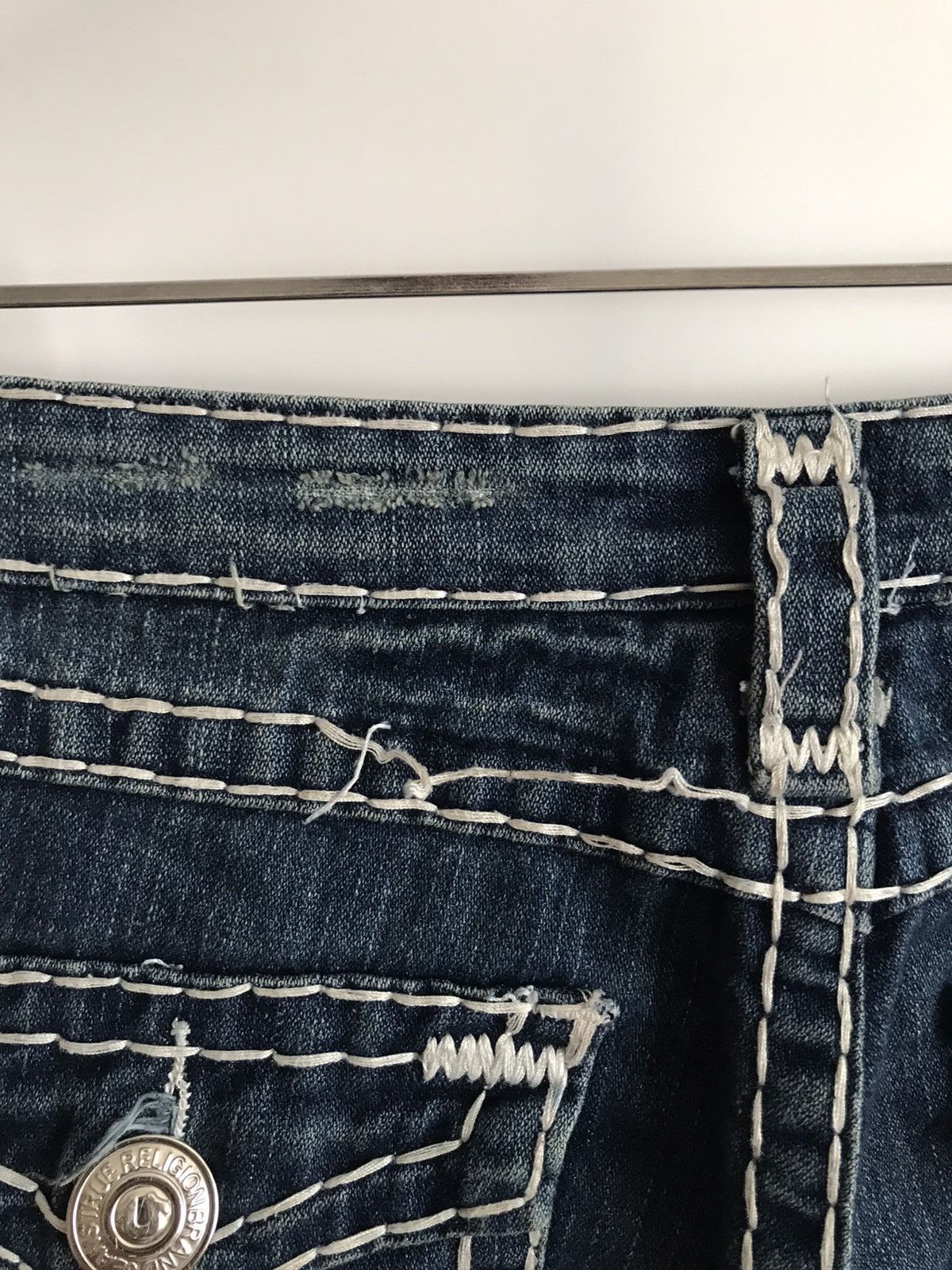 True Religion True Religion Billy Super T Denim Pants Women's 30 Blue Navy Size 30" / US 8 / IT 44 - 6 Thumbnail