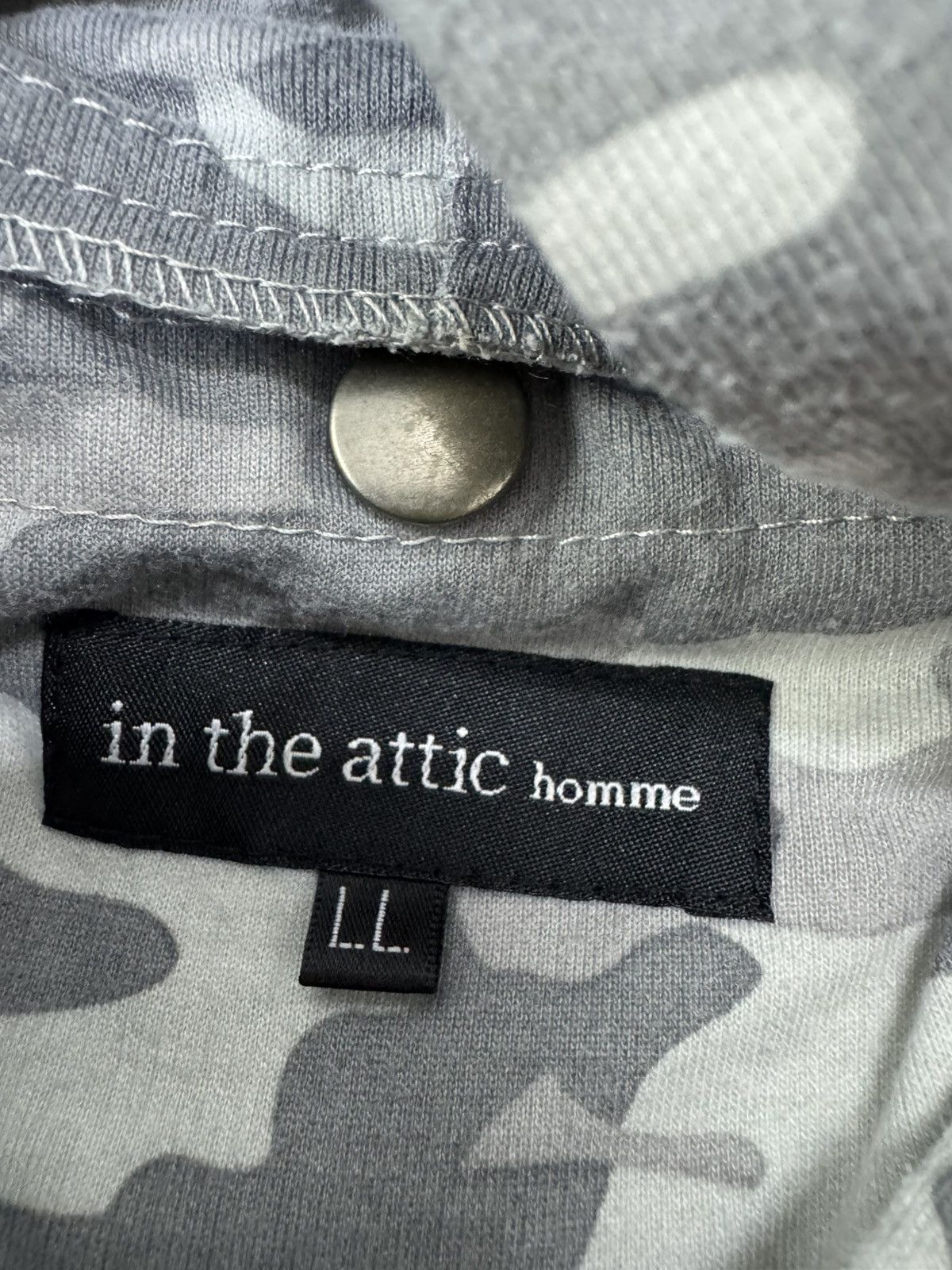 In The Attic In the Attic" removable hoodie jacket in white Size L / US 10 / IT 46 - 5 Thumbnail