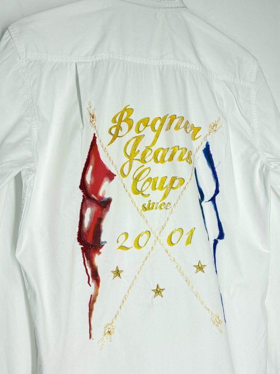 Bogner Vintage Bogner Jeans 2001 White Shirt Size US S / EU 44-46 / 1 - 11 Thumbnail