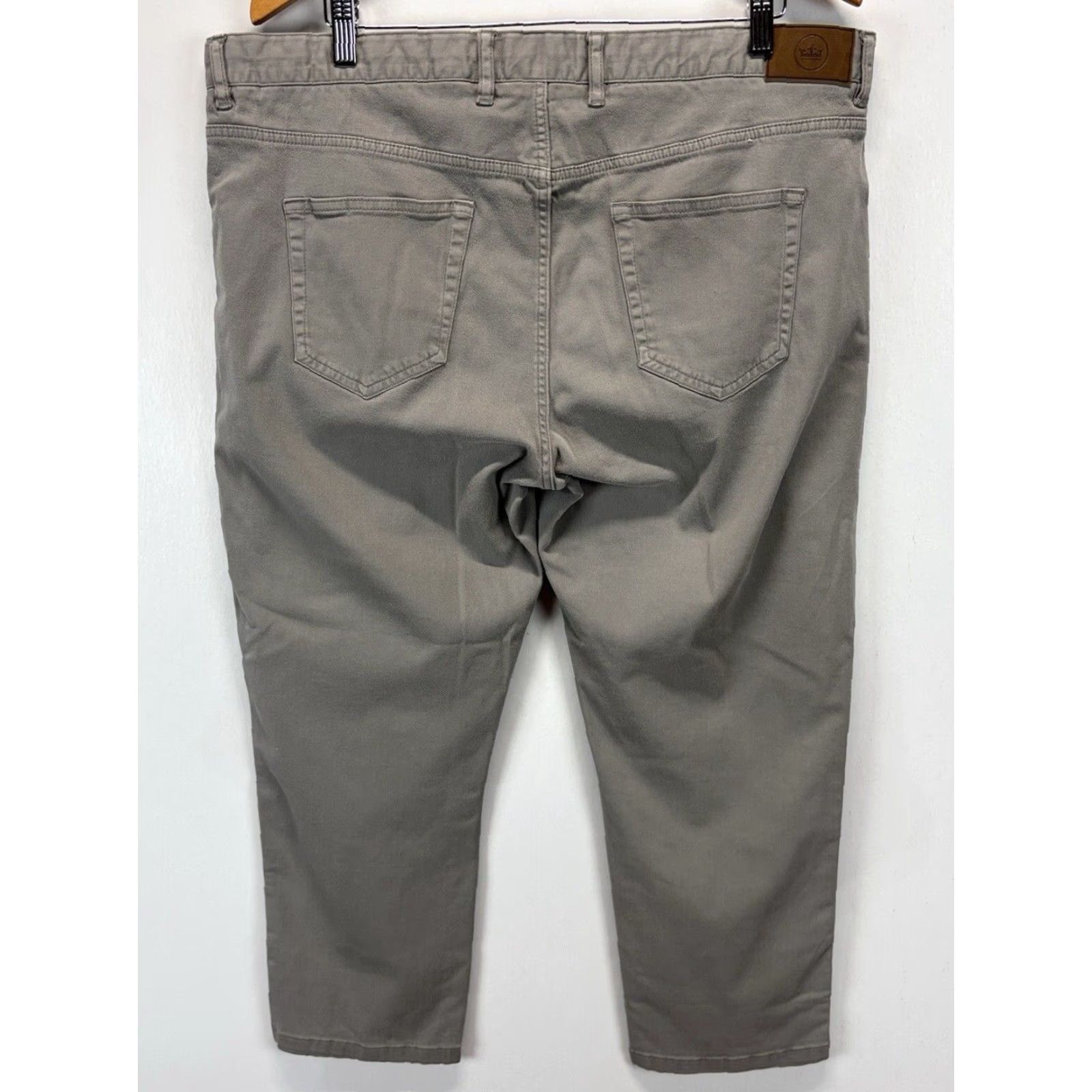 Peter Millar Peter Millar Mens 5 Pocket Grey Golf Pants 40x26.5 Extra Large XL Preppy Soft Size US 40 / EU 56 - 3 Thumbnail