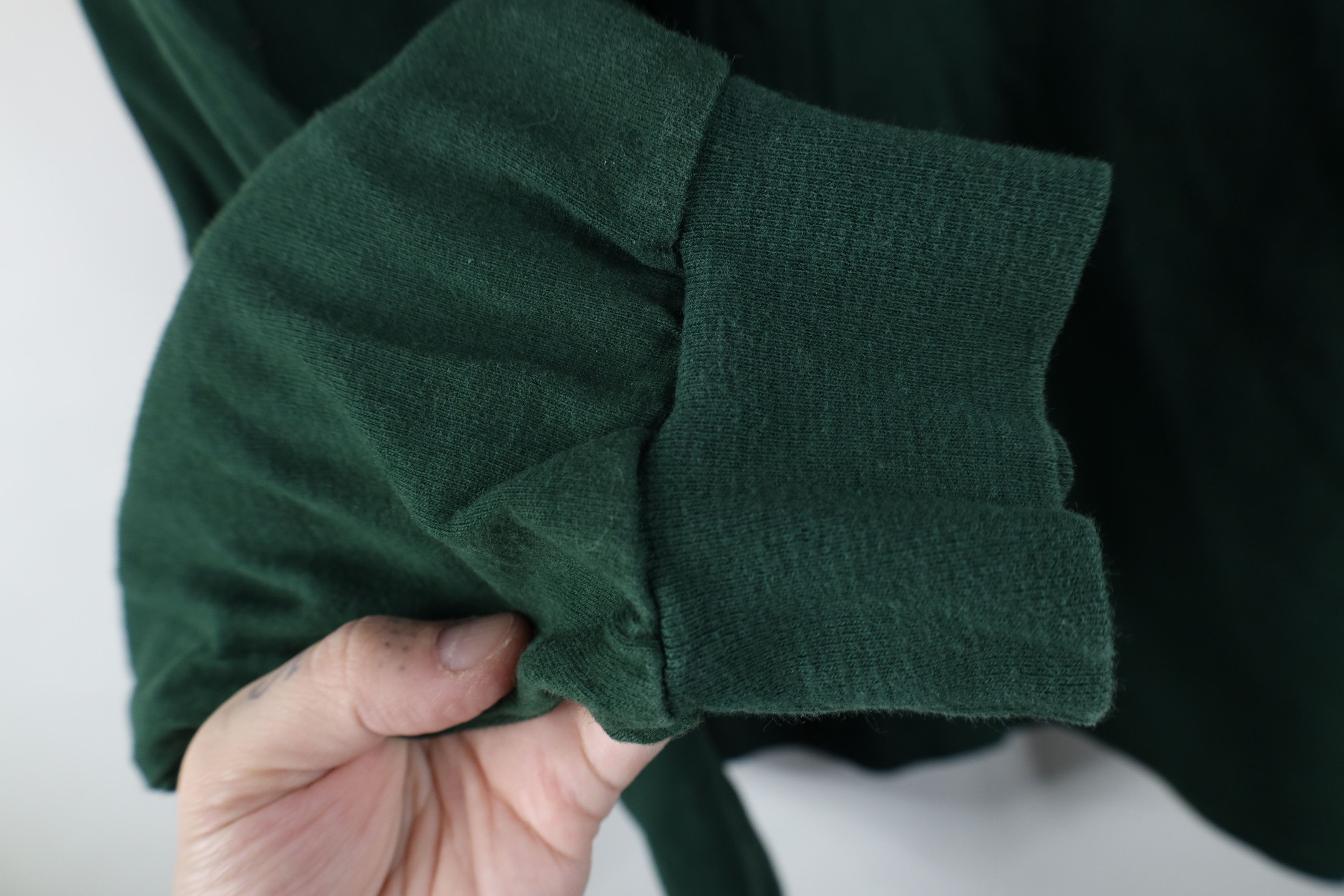Vintage Vintage 90s Streetwear Heavyweight Turtleneck T-Shirt Green Size US XXL / EU 58 / 5 - 8 Thumbnail