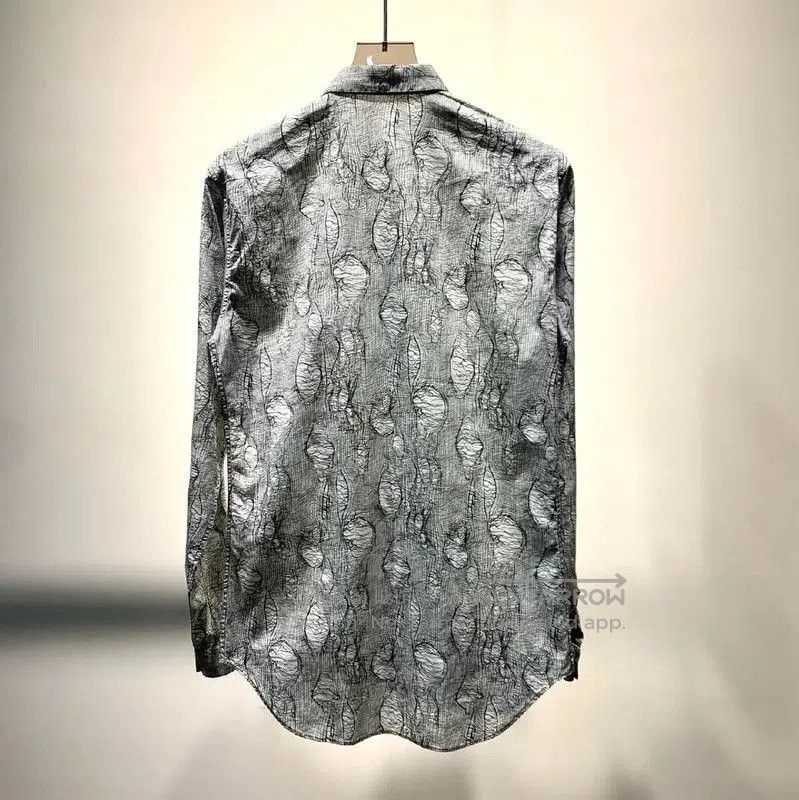 Other Dior Gray Cotton Long Sleeve Shirt for Men . Size US M / EU 48-50 / 2 - 7 Thumbnail