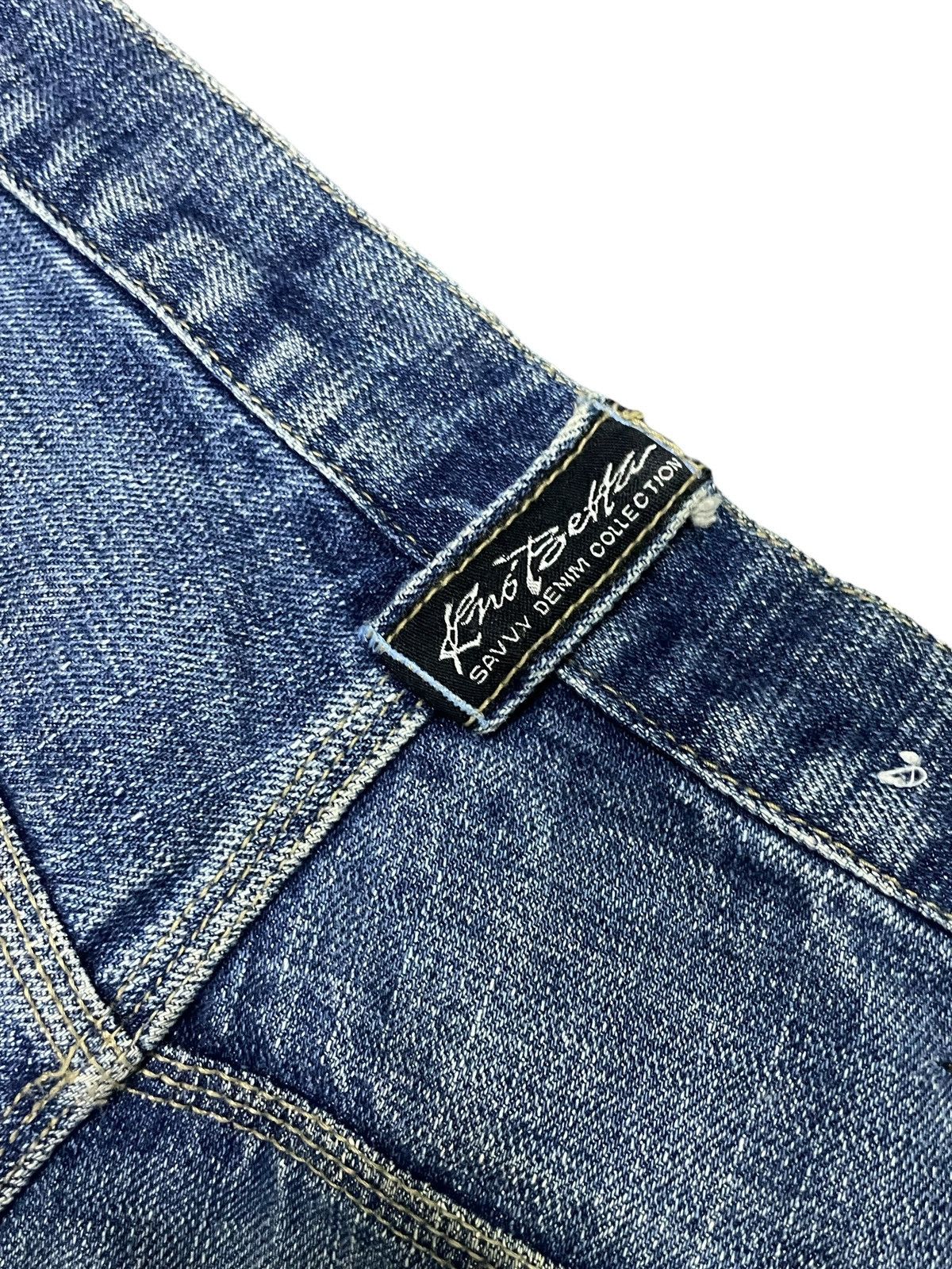 JNCO × Rap Tees KnoBetta Massive Baggy Distressed Y2K Rap Jeans Size US 34 / EU 50 - 13 Thumbnail